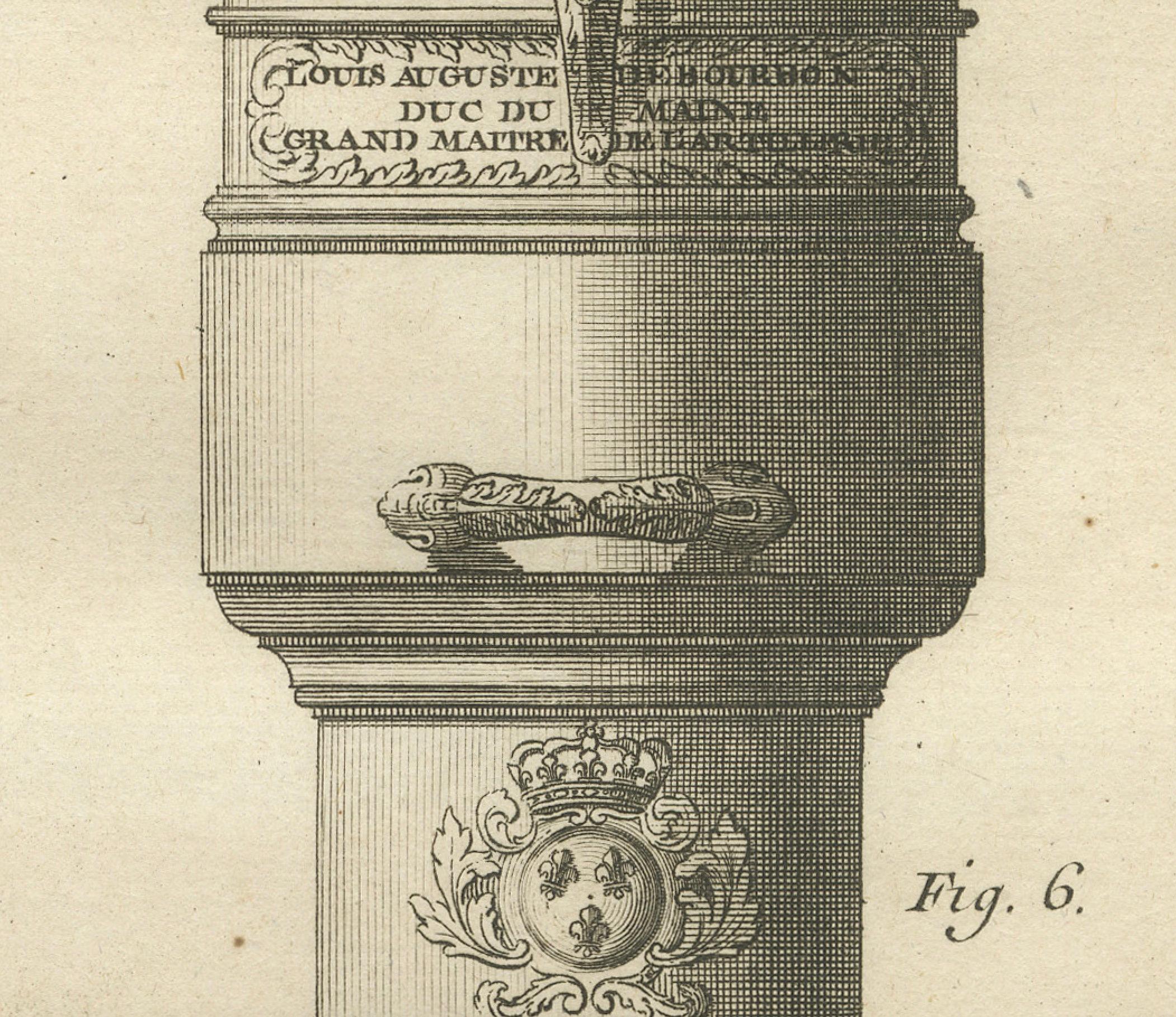 Royal Artillery of the Enlightenment: 1770er Jahre Gravur von Mortaren und Howitzers im Zustand „Gut“ im Angebot in Langweer, NL