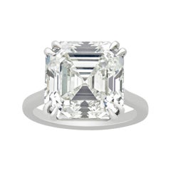 Royal Asscher-Cut Diamond Ring, 10.73 Carats