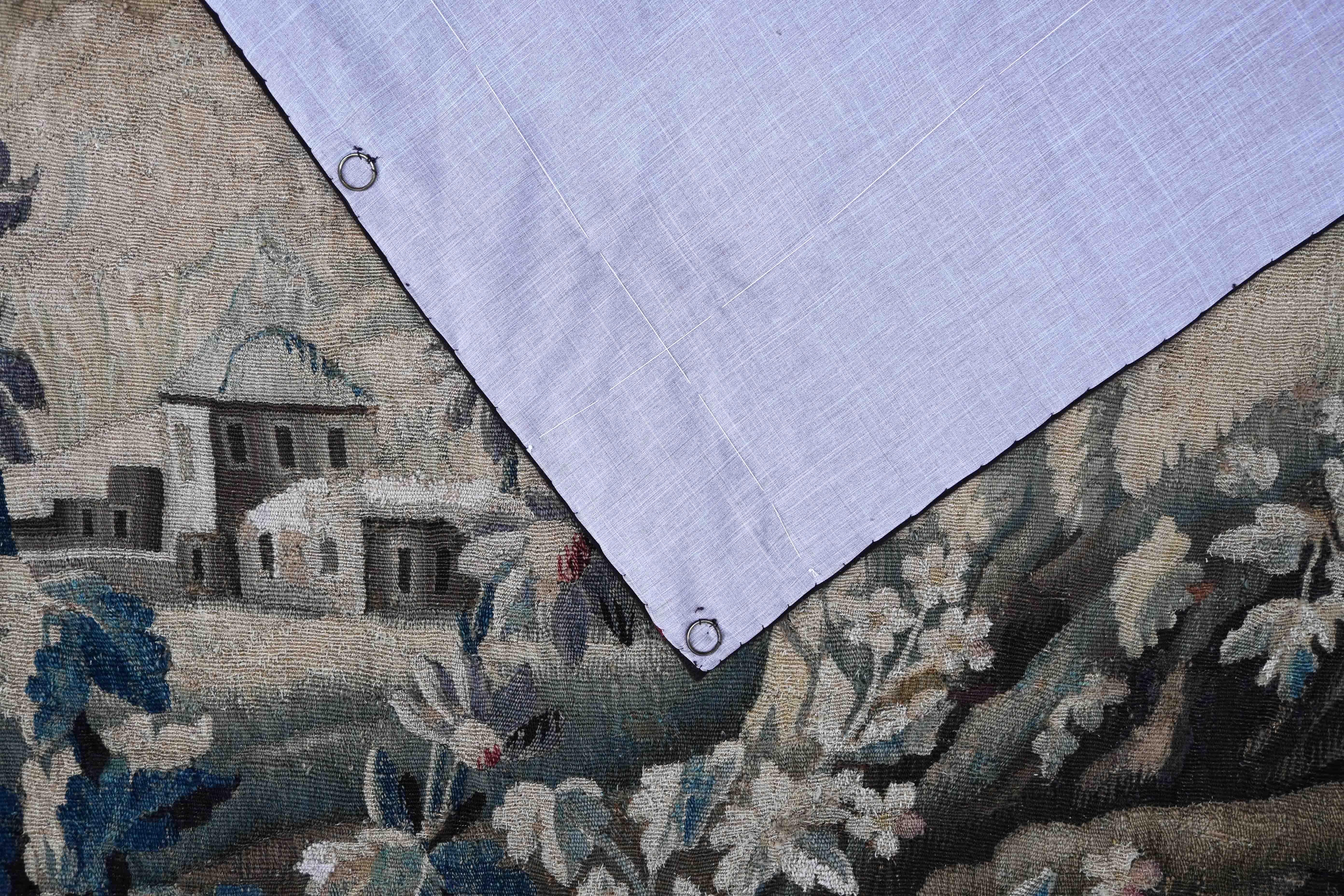 Royal Aubusson Manufactory Tapestry, greenery 18th Century L260x177 No. 1436 For Sale 2