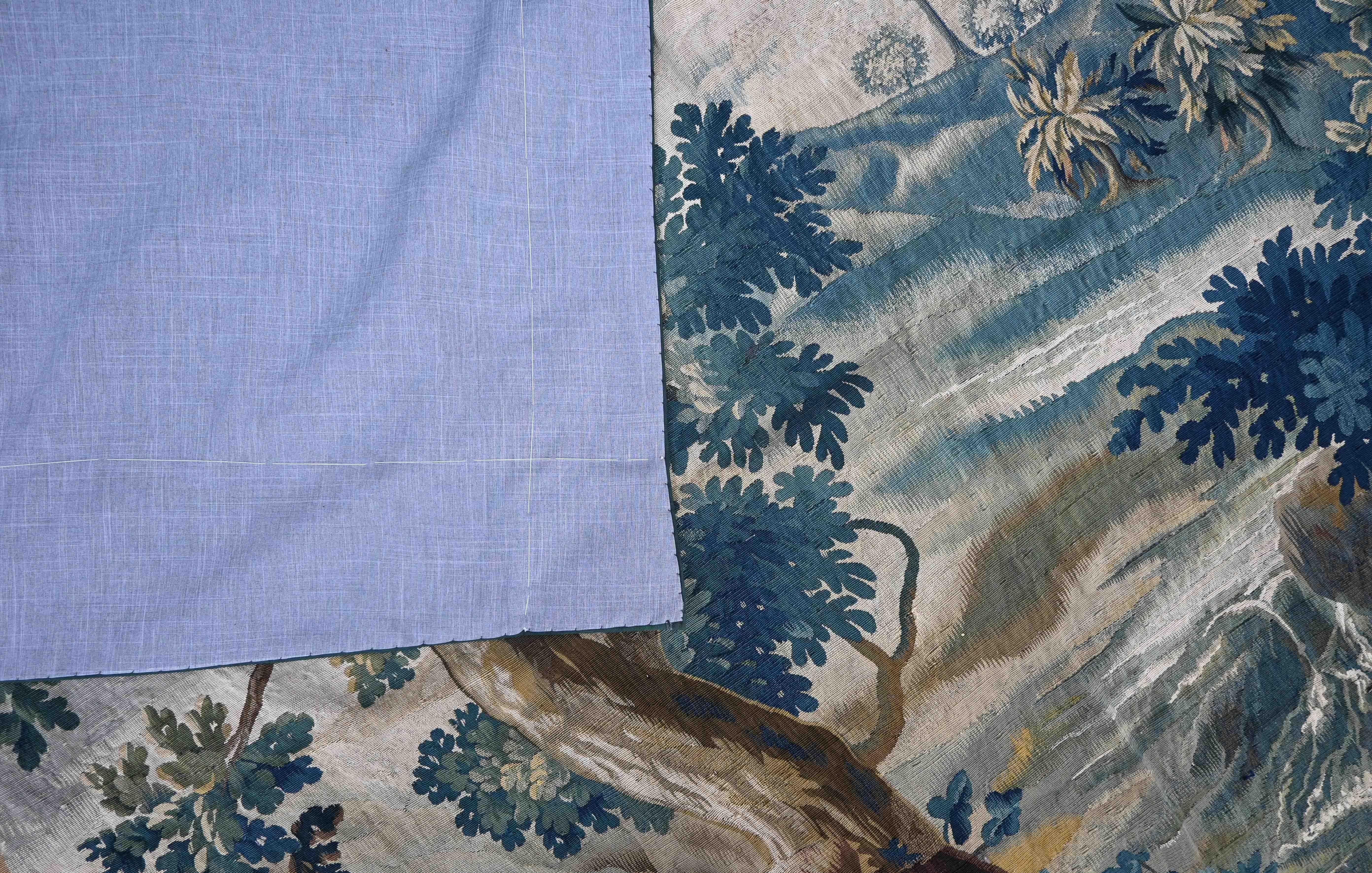 Royal Aubusson Manufactury Tapestry 18th – After Jean-Baptis Oudry - N 1570 For Sale 3