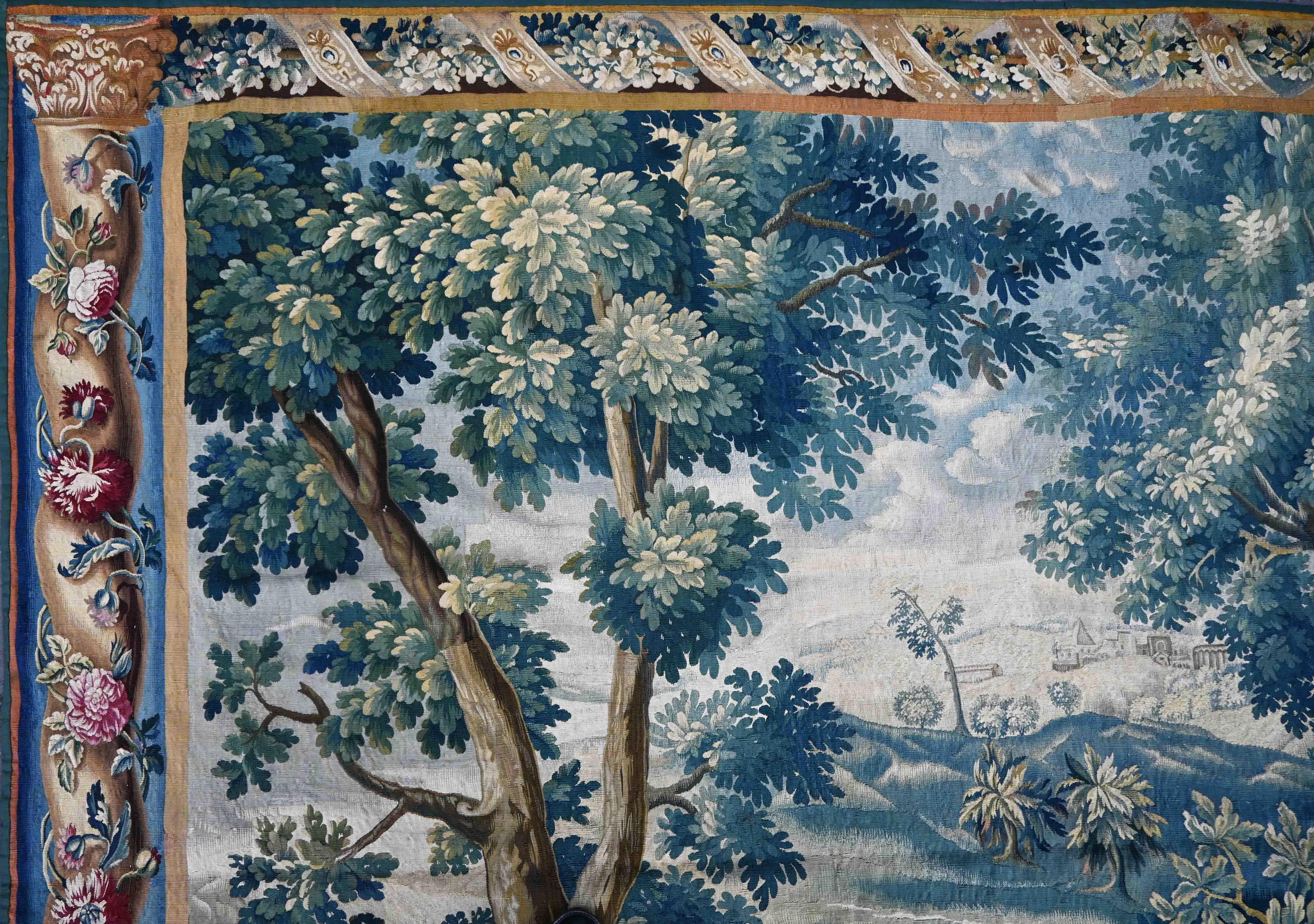 French Royal Aubusson Manufactury Tapestry 18th – After Jean-Baptis Oudry - N 1570 For Sale