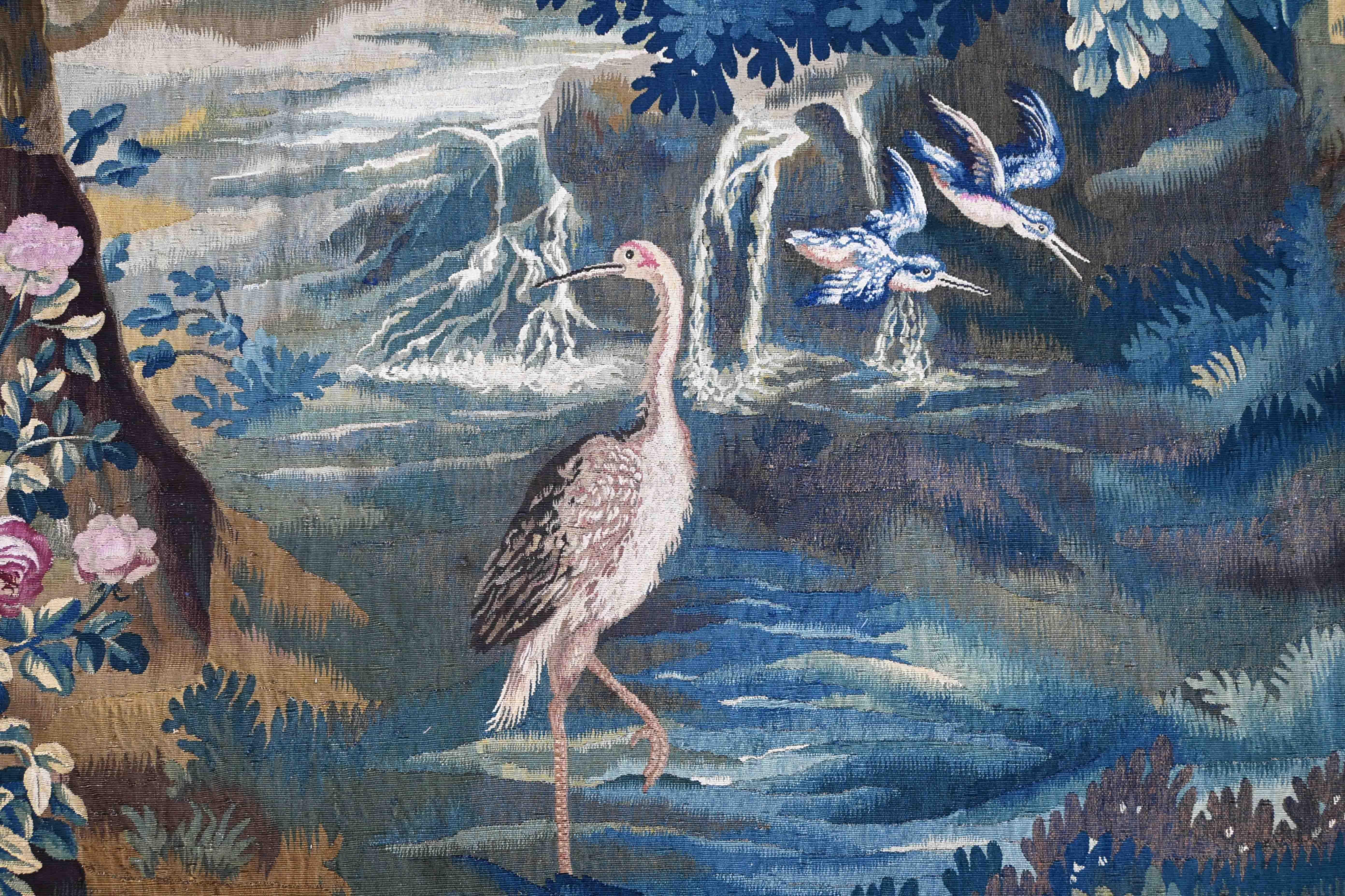 Royal Aubusson Manufactury Tapestry 18th – After Jean-Baptis Oudry - N 1570 In Excellent Condition For Sale In Paris, FR
