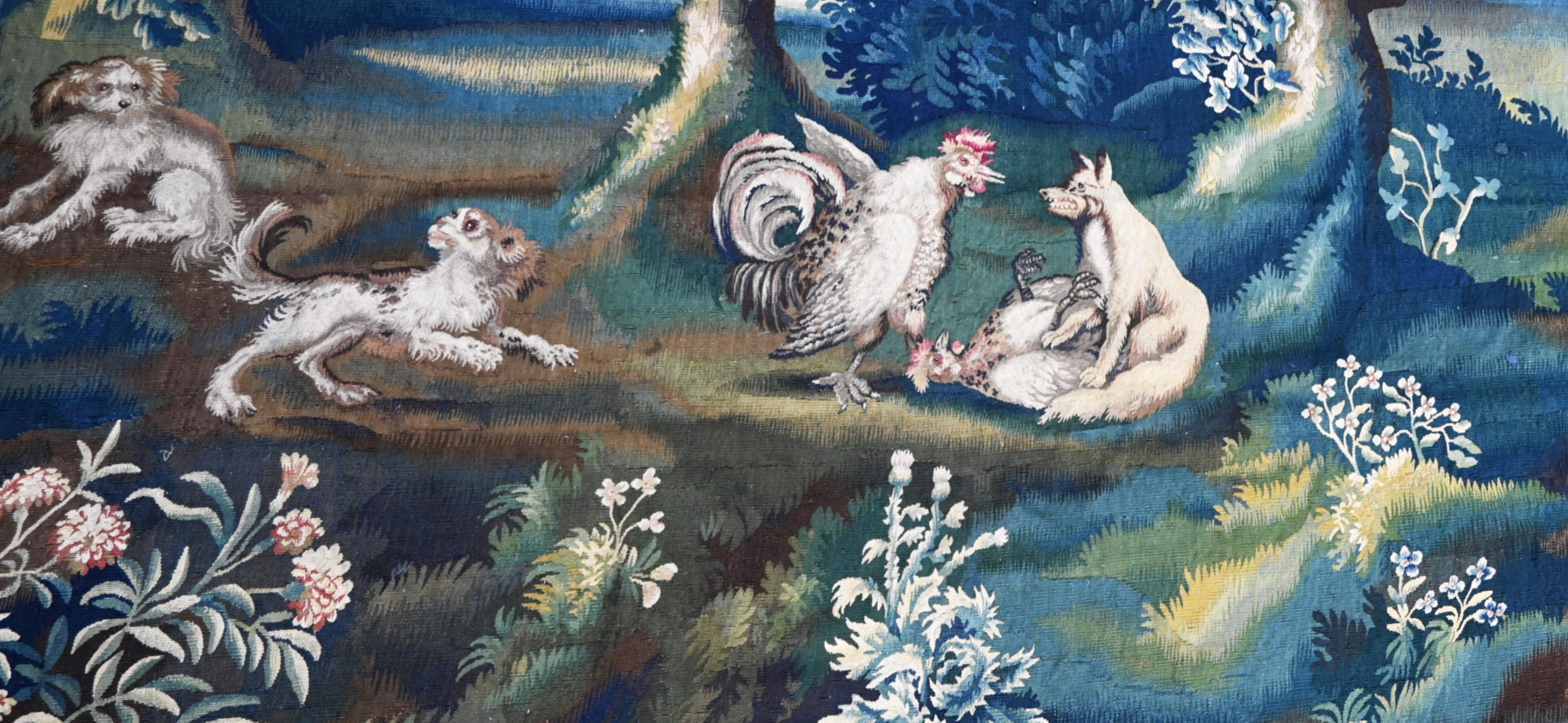 Royal Aubusson Manufactury Tapestry 18th – After Jean-Baptis Oudry - N 1570 For Sale 1