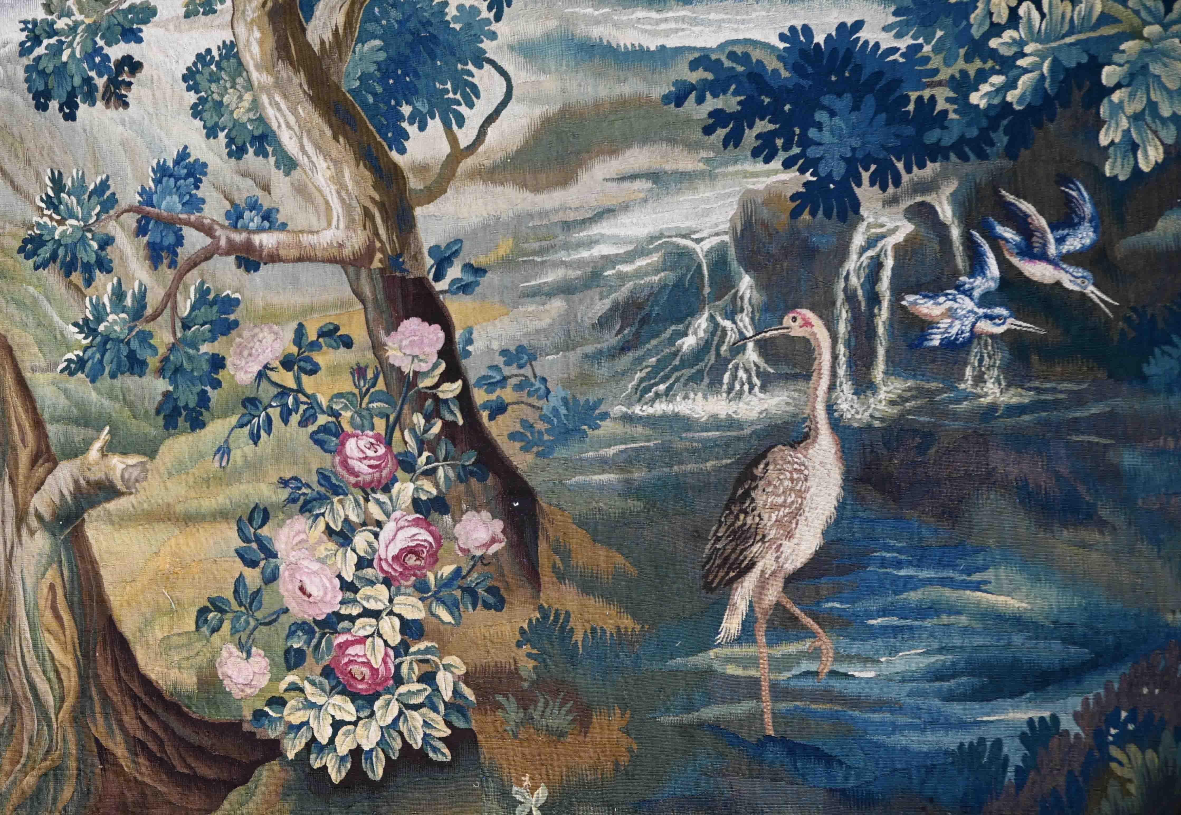 Royal Aubusson Manufactury Tapestry 18th – After Jean-Baptis Oudry - N 1570 For Sale 2