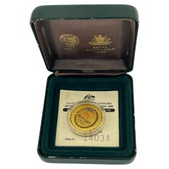 Real Moneda Olímpica Australiana de Oro de 24 Kilates Sydney 2000