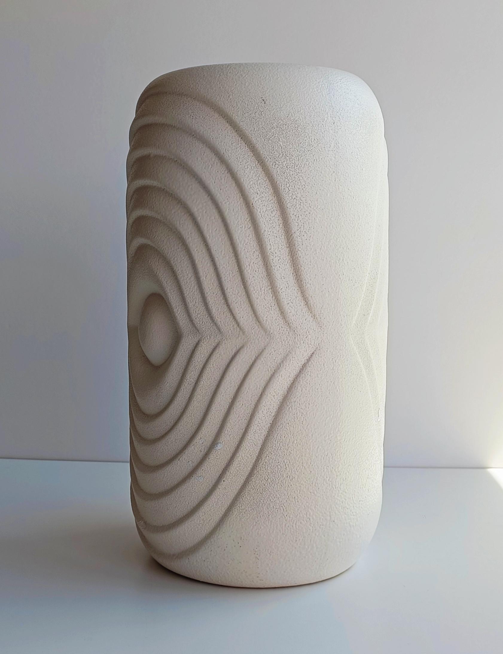 Mid-Century Modern Royal Bavaria Op Art Ceramic Vase, Germany, 1960s