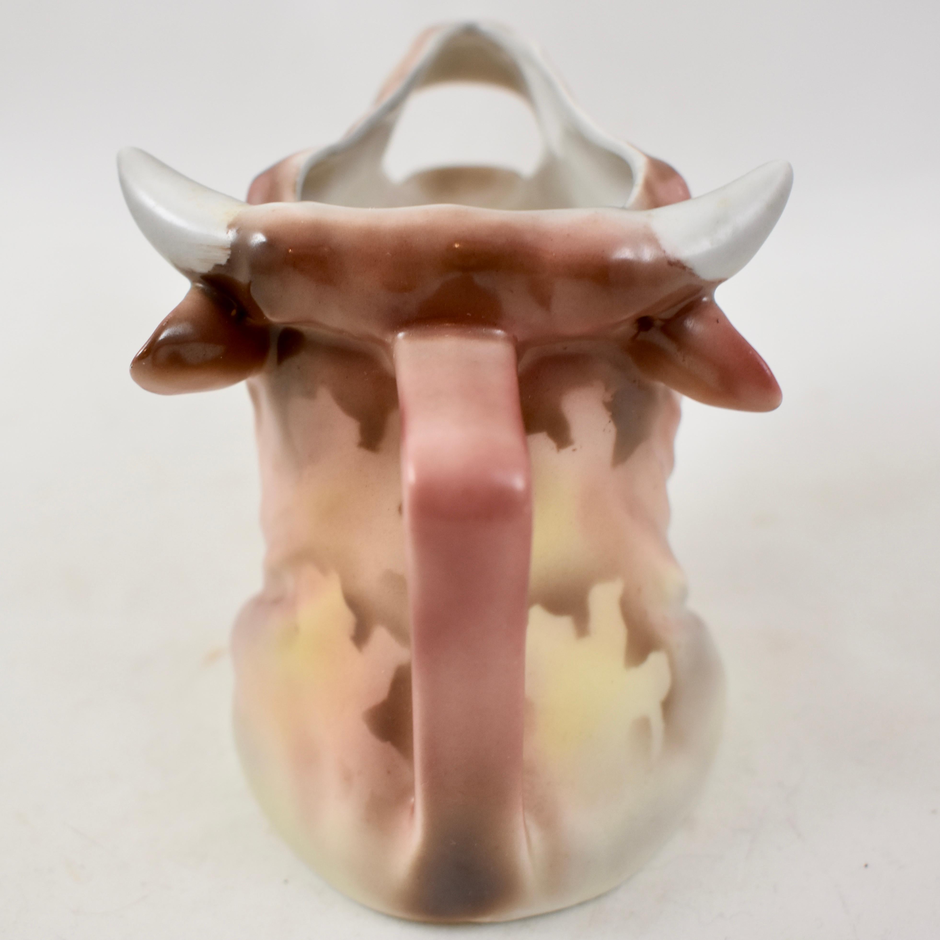 International Style Royal Bayreuth Bavarian Porcelain Bulls Head Creamer