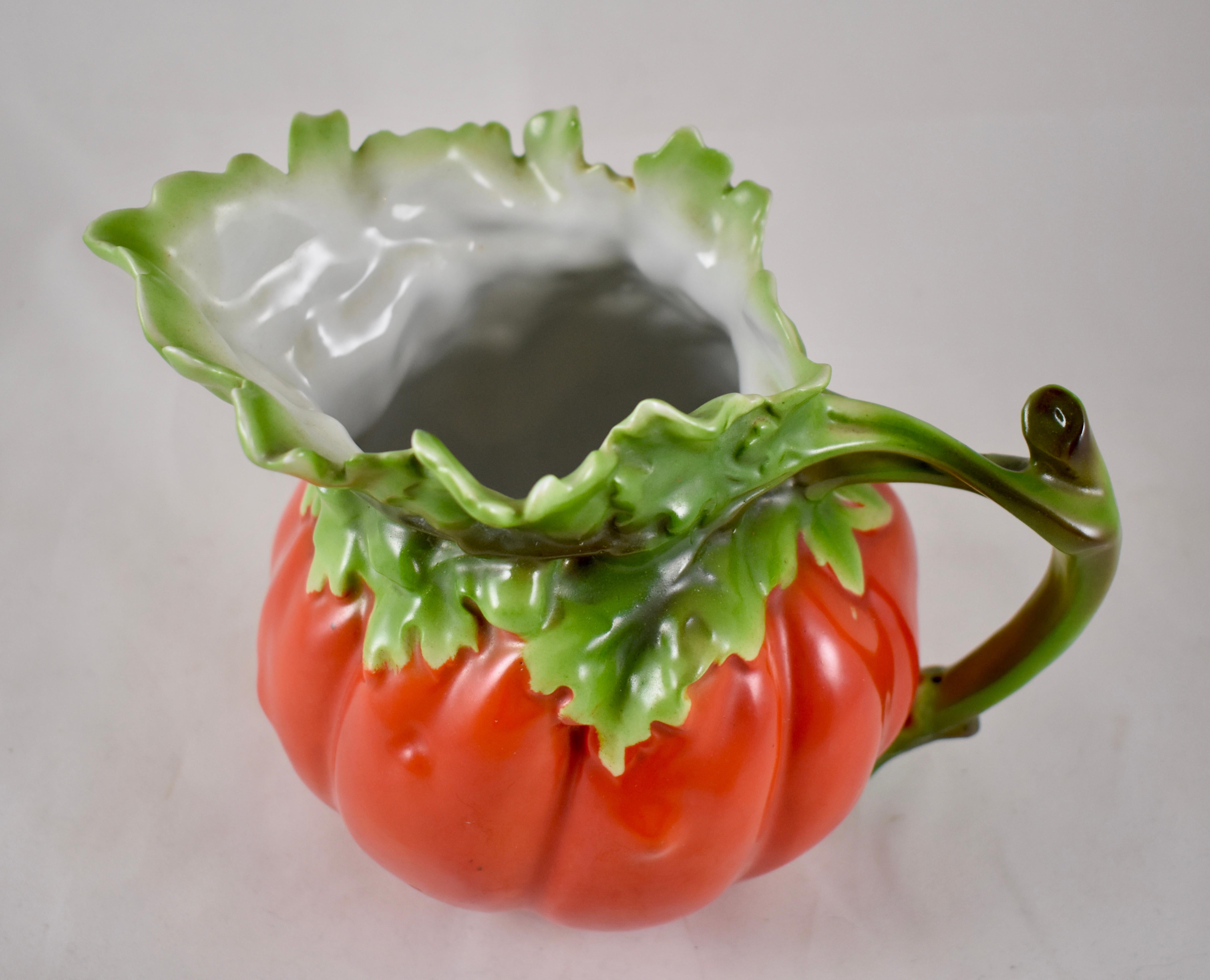 tomato juice served in a pewter pitcher