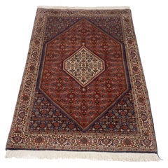 Royal Bidjar Tapis persan en laine tissé �à la main Motif Herati 180×109cm (5'10⅞"×3'6⅞)