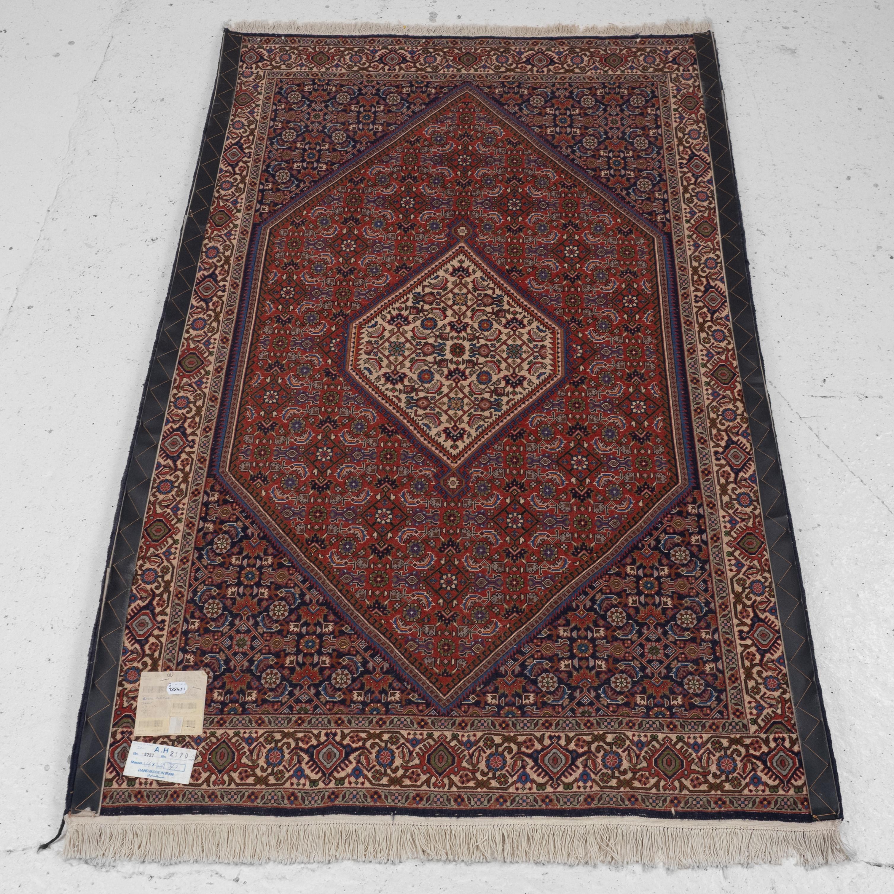 Royal Bidjar Persian Rug with Herati Field 180 x 109 cm (Handwoven Oriental Rug) en vente 3