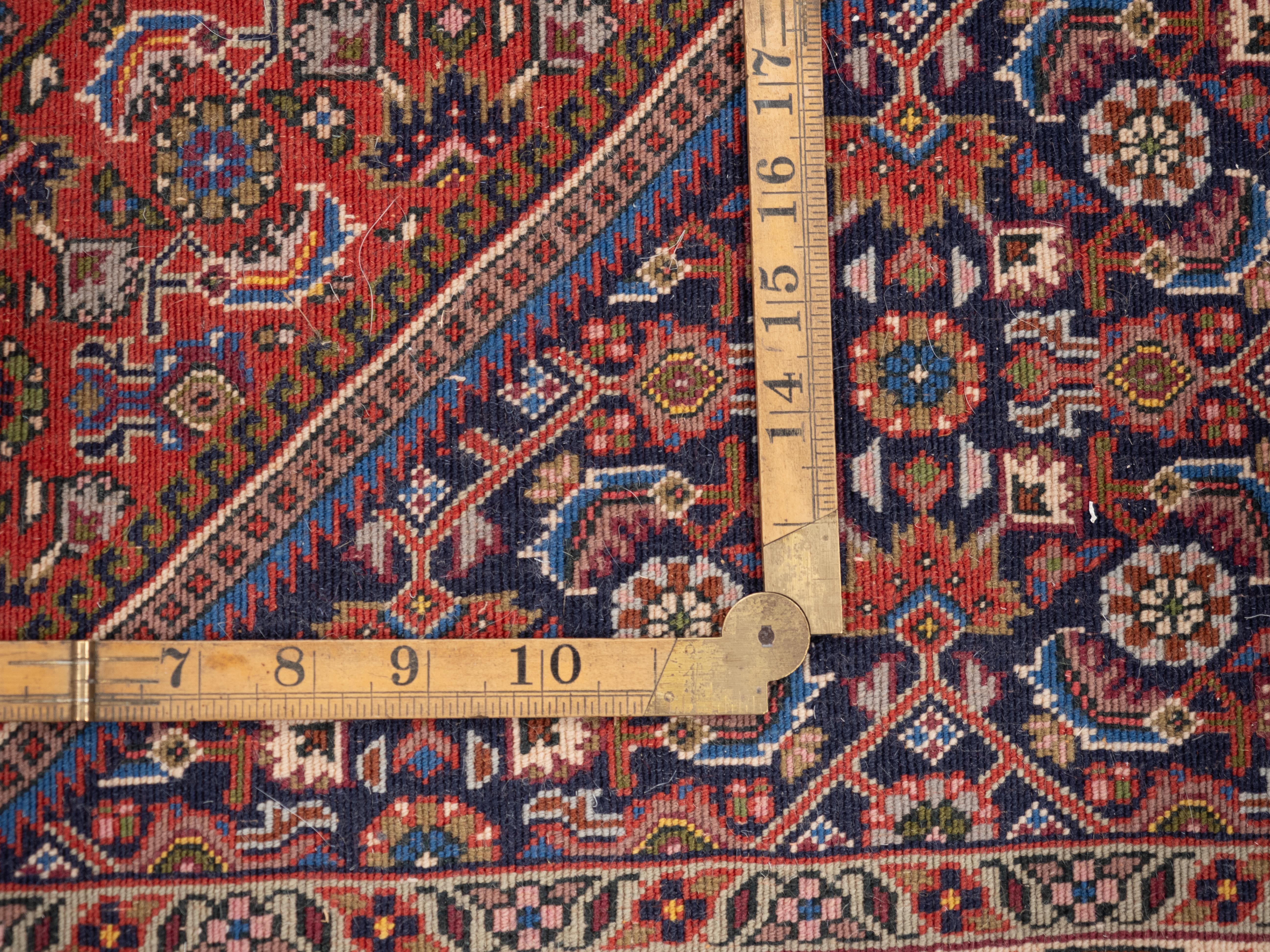 Royal Bidjar Persian Rug with Herati Field 180 x 109 cm (Handwoven Oriental Rug) en vente 5