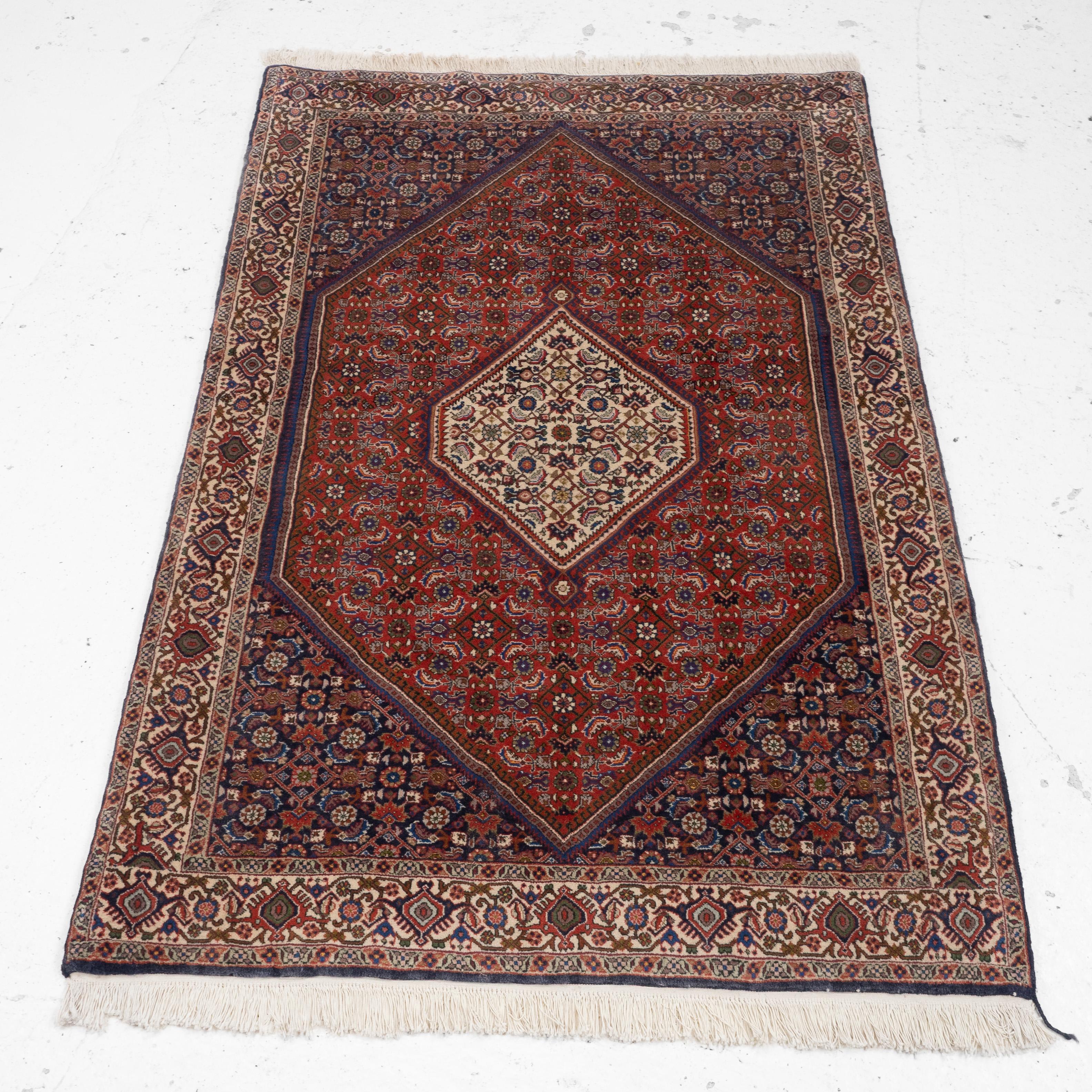 Royal Bidjar Persian Rug with Herati Field 180 x 109 cm (Handwoven Oriental Rug) Bon état - En vente à Leeds, GB