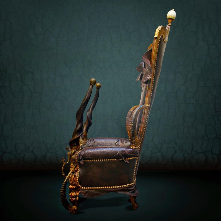 Royal Black Alligator Throne For Sale at 1stDibs black throne, throne