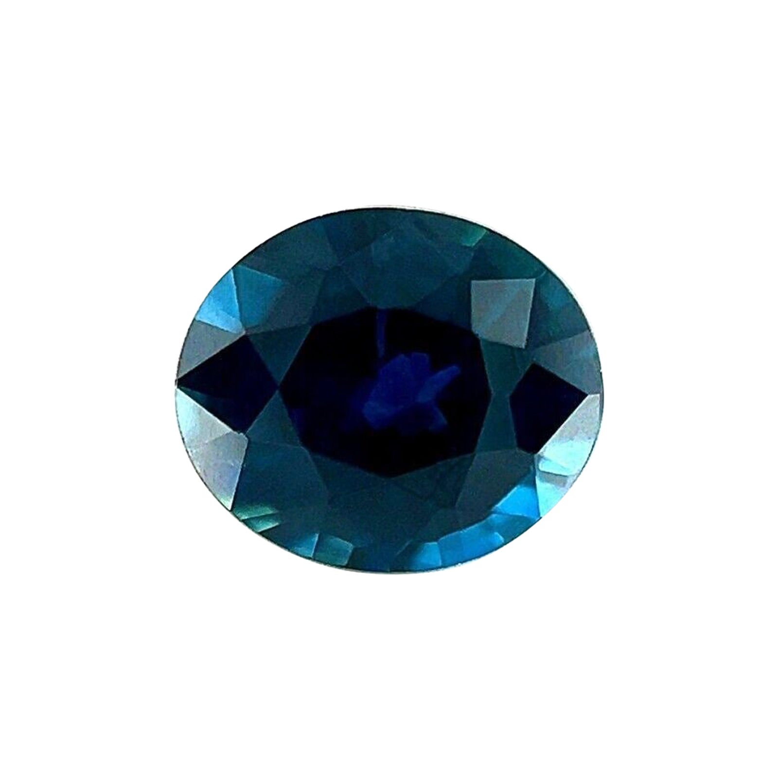 Azul Real 0,68ct Zafiro Australiano VS Corte Oval Gema Suelta