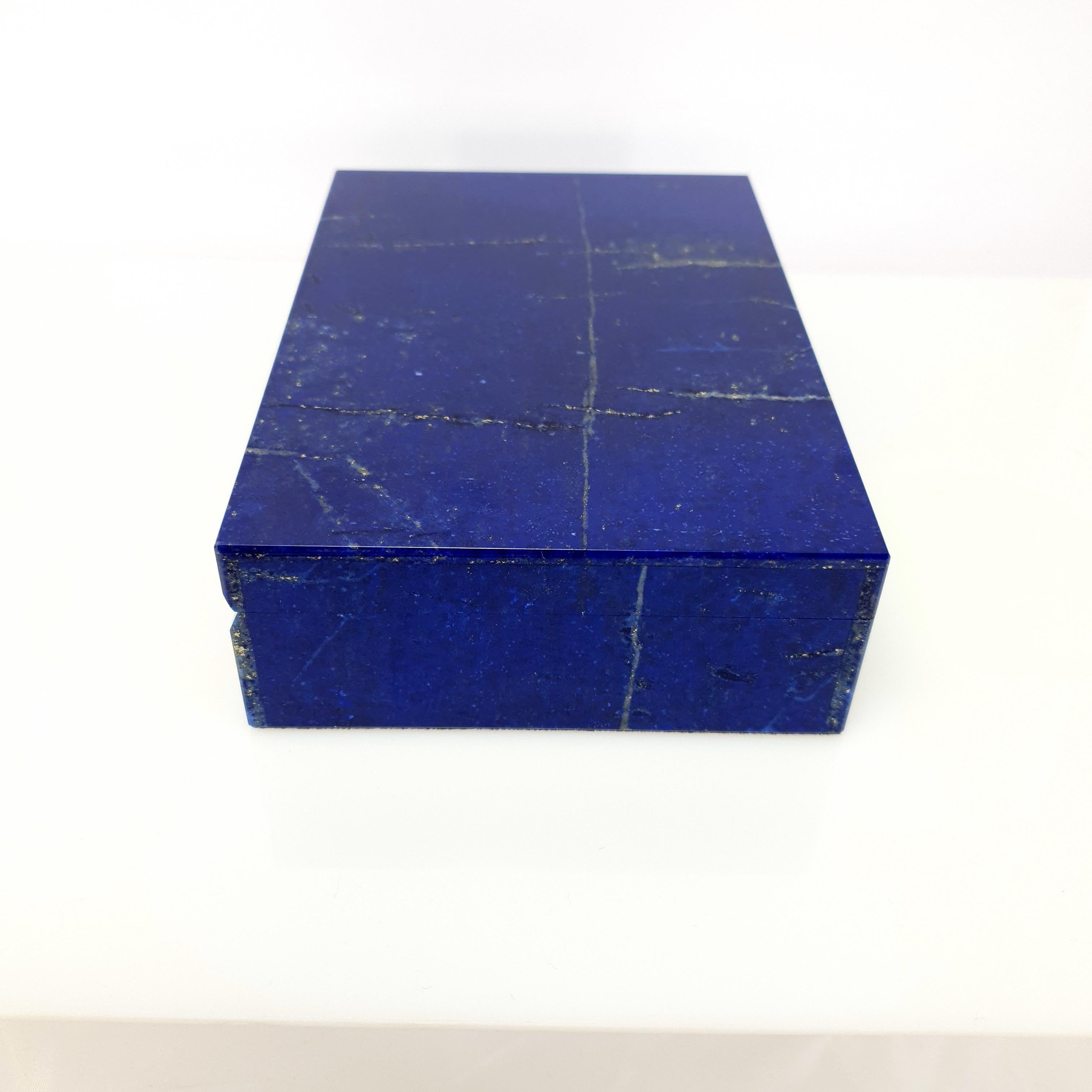 lapis lazuli jewelry box