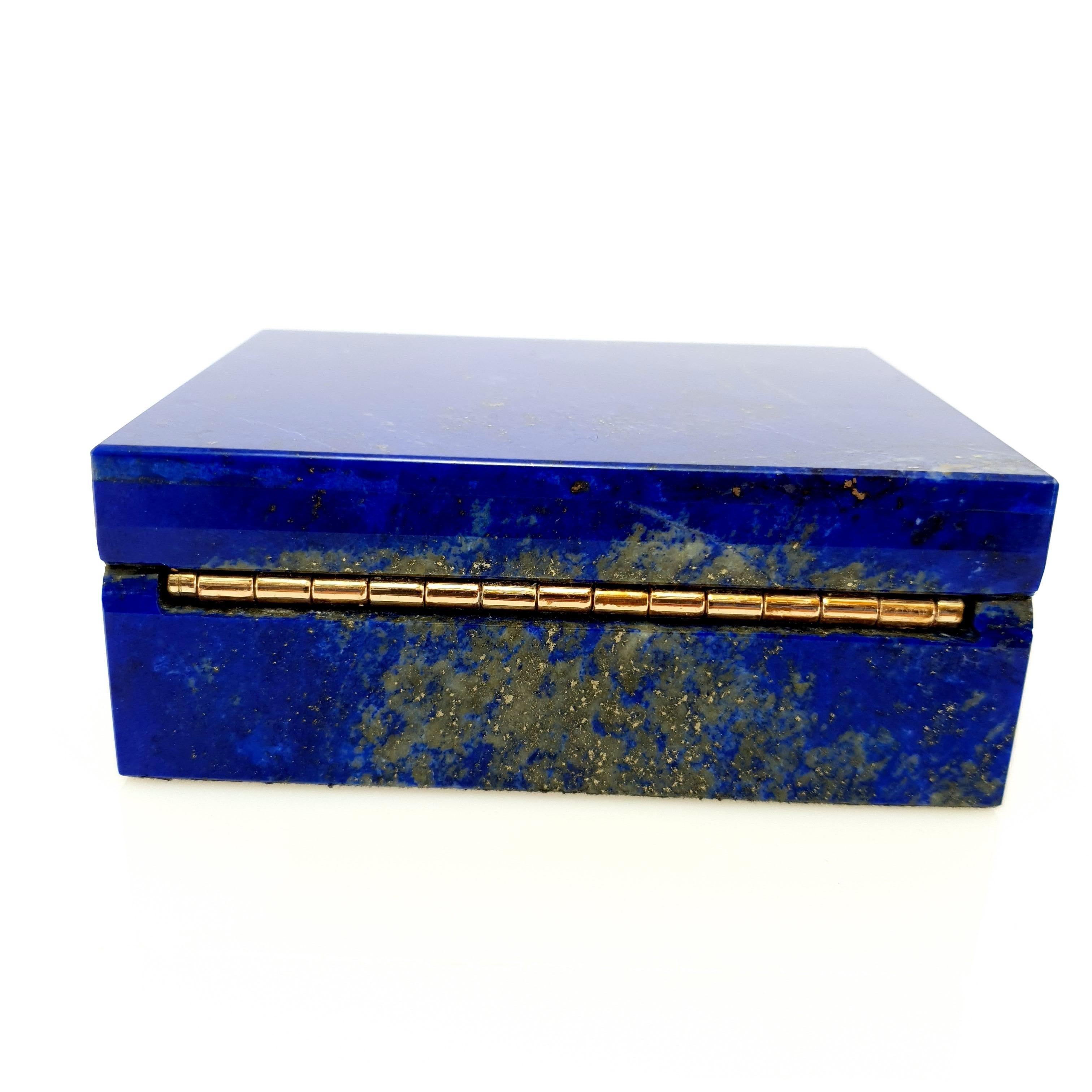 lapis lazuli jewelry box