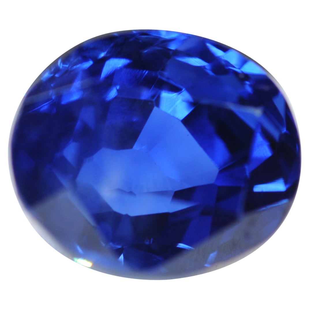 Royal blue saphire natural, no heating untreated 2.87ct Sri-Lanka(ceylon)