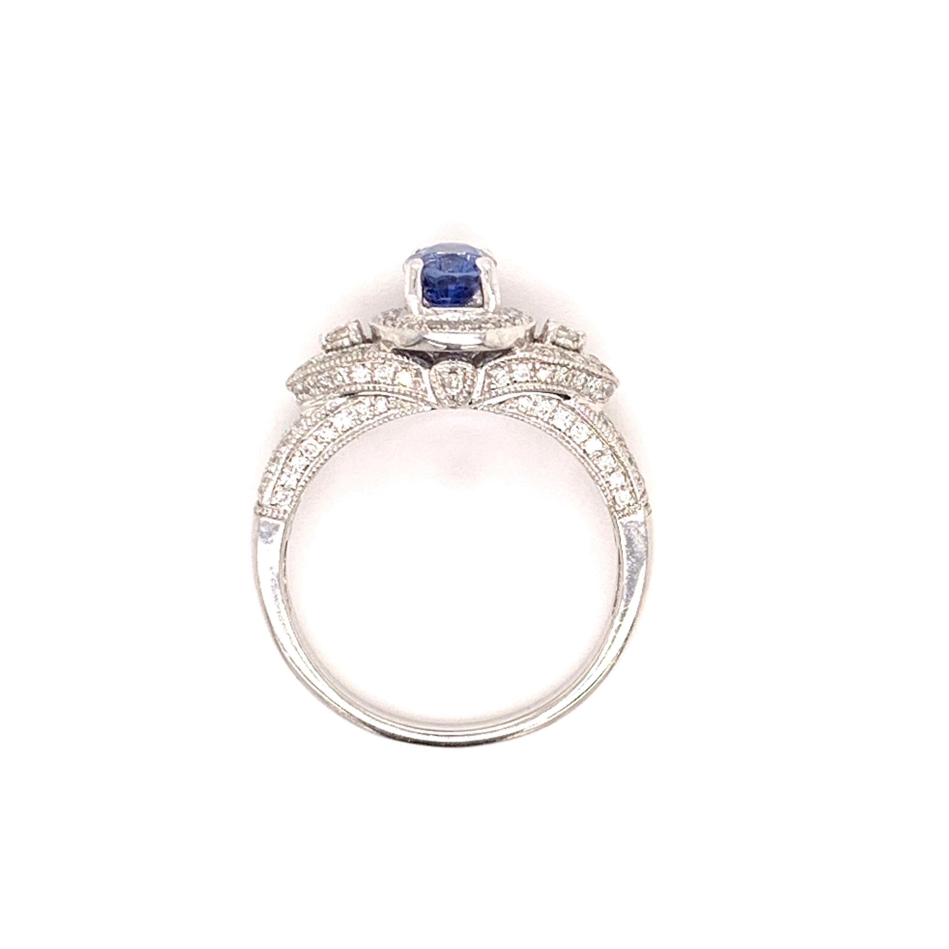 royal blue diamond rings