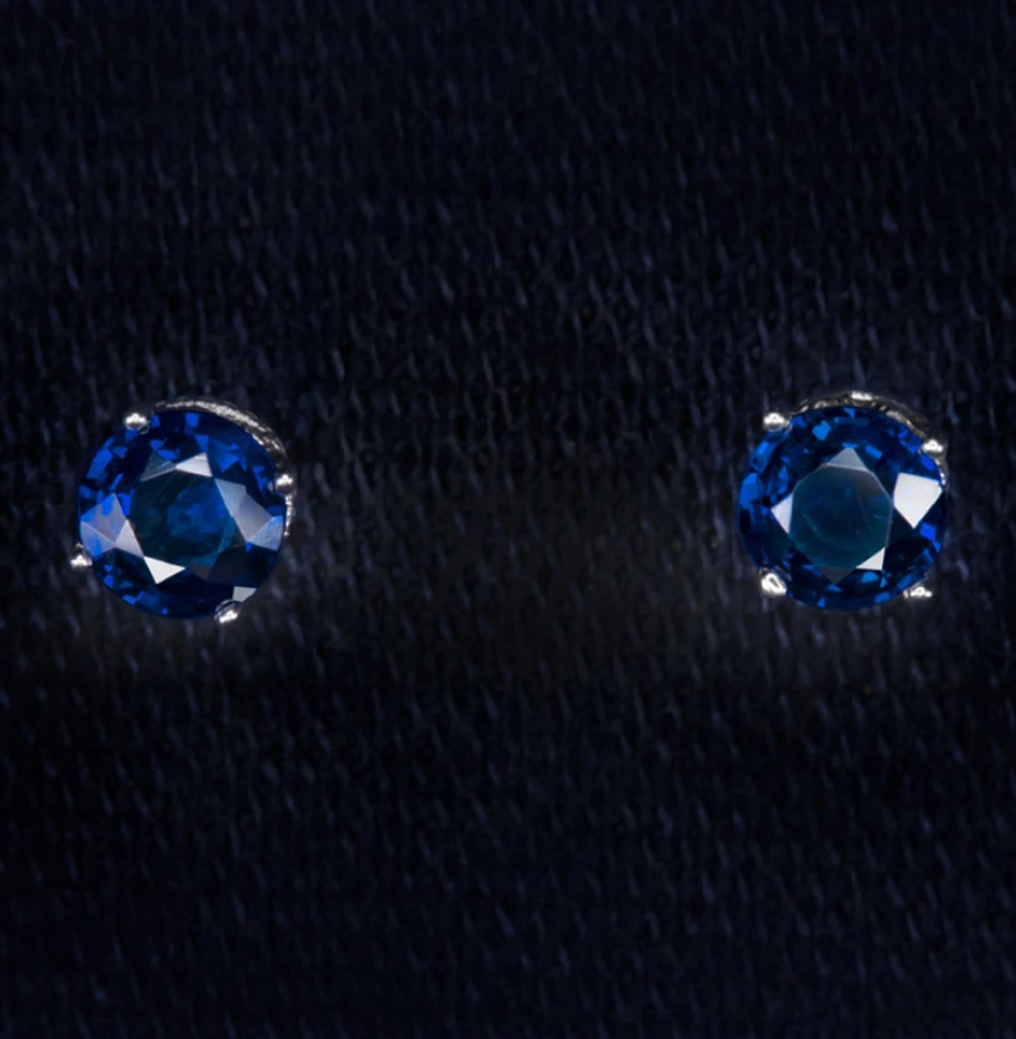 royal blue studs