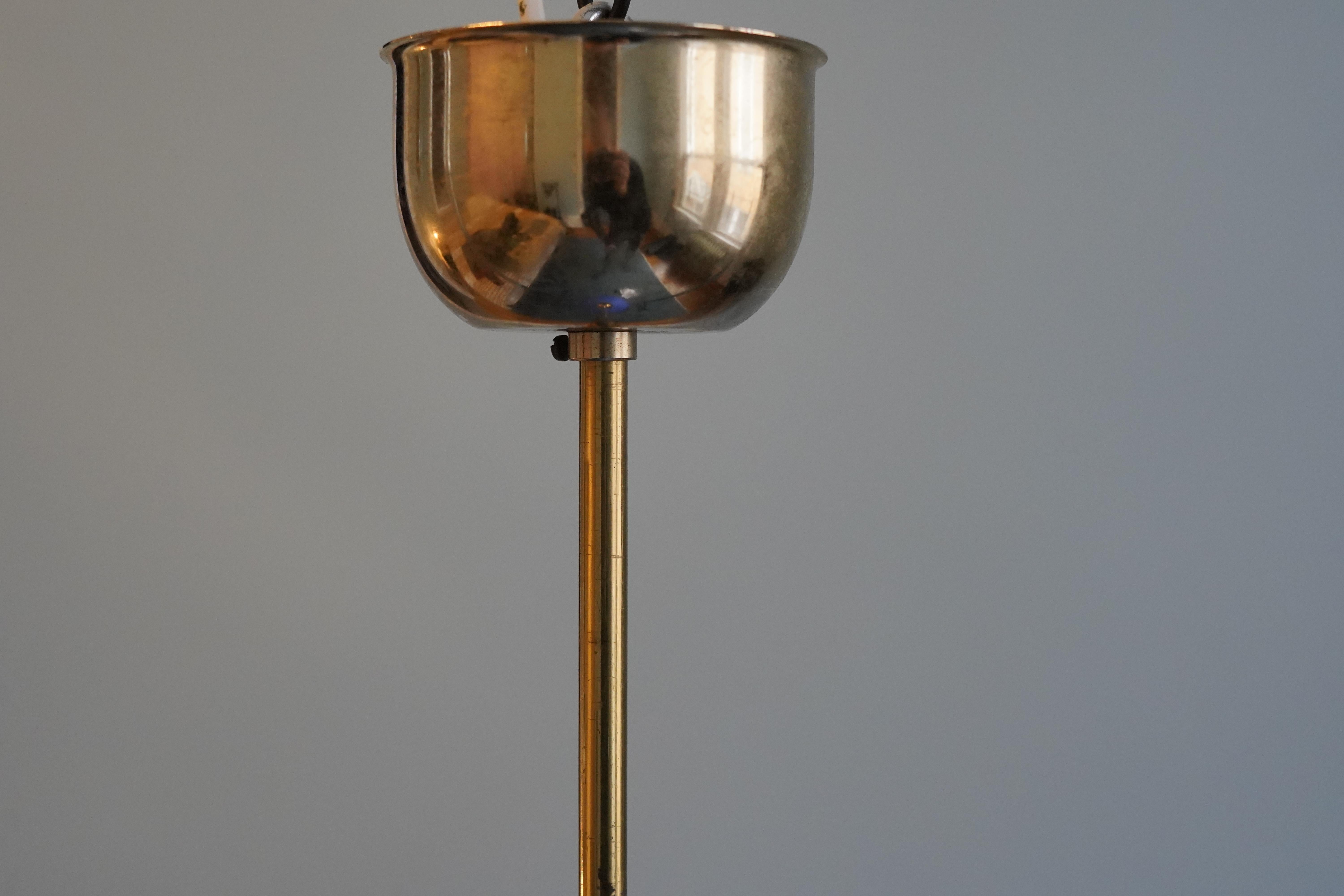 Mid-Century Modern Royal Blue Swedish Glass Lantern, 1950 For Sale