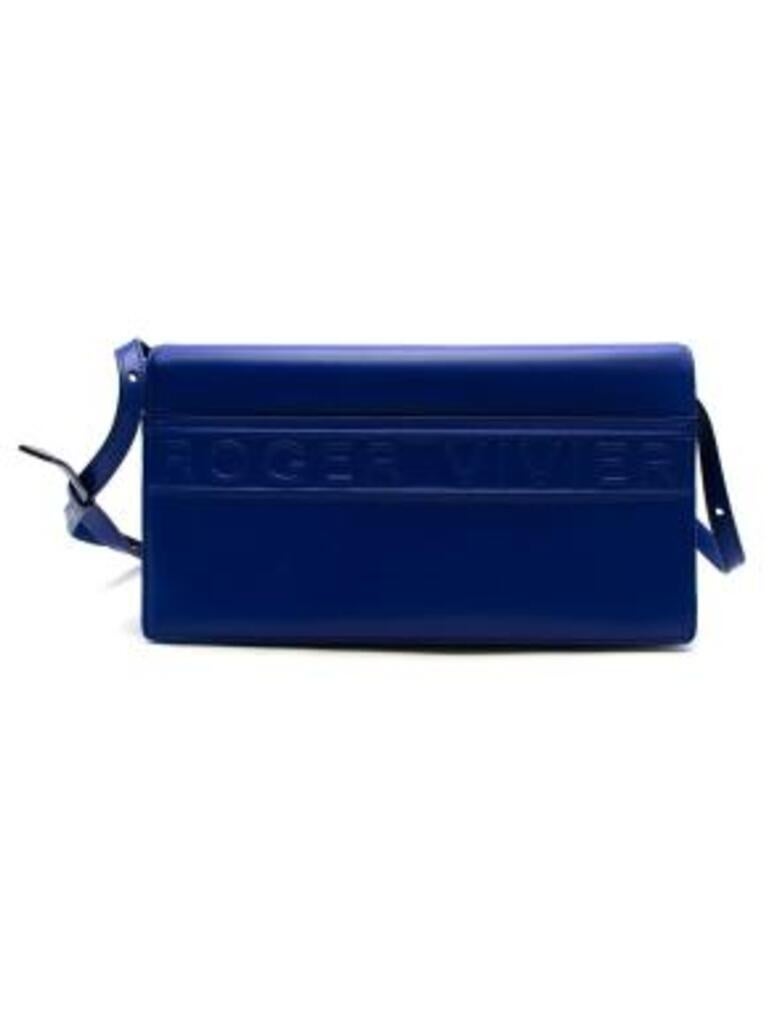 Royal Blue Viv Choc Shoulder Bag In Excellent Condition For Sale In London, GB