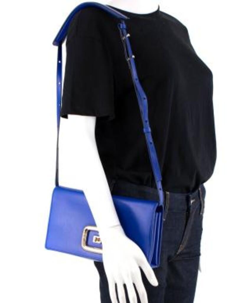 Royal Blue Viv Choc Shoulder Bag For Sale 2
