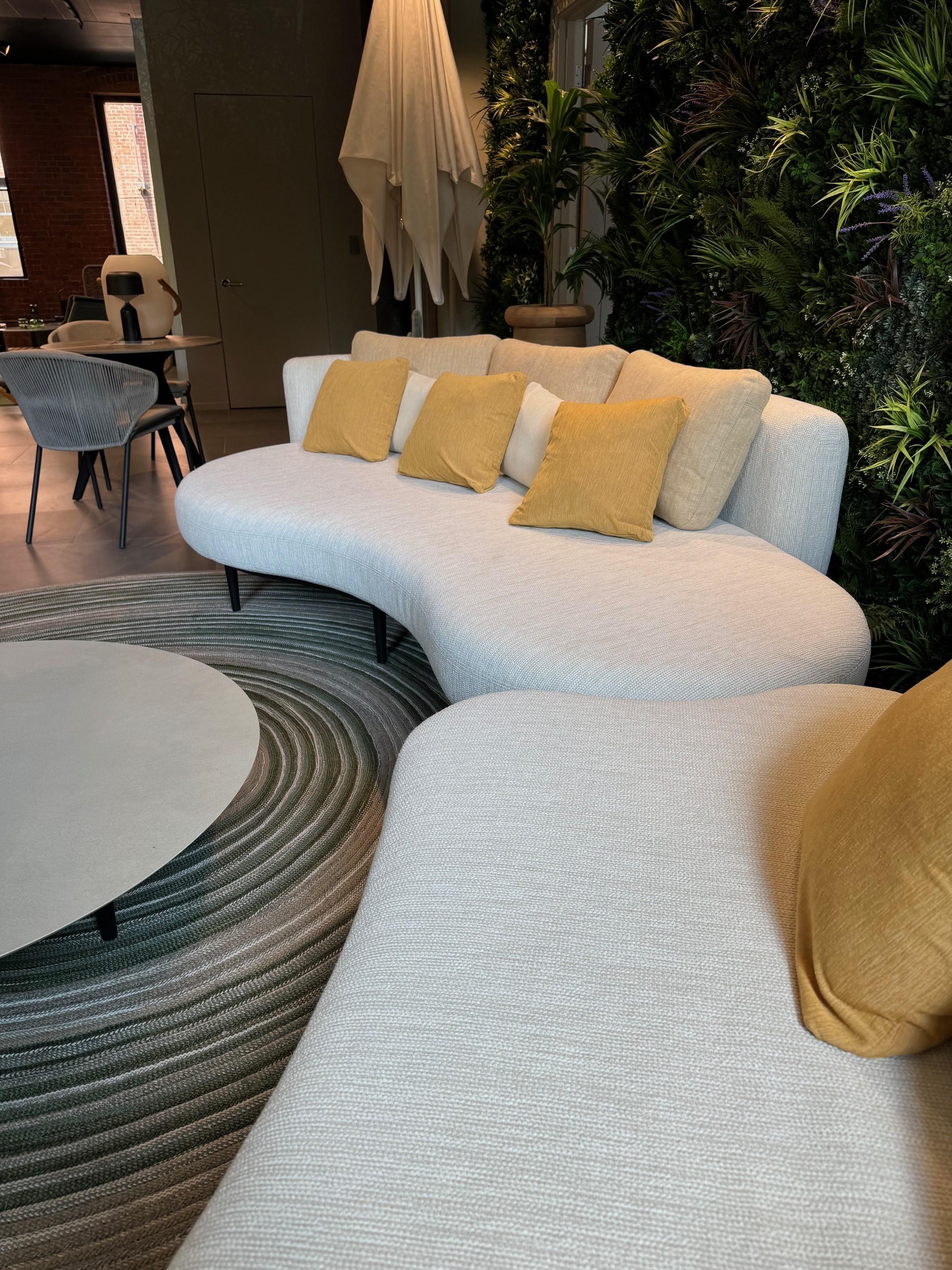 Belgian Royal Botania Organix Outdoor Sectional Set with Coffee Table