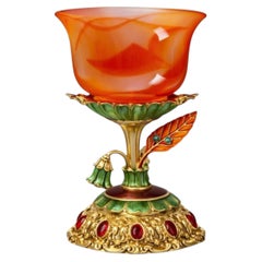 Royal Bouquet Decorative Bowl Plique-à-Jour Enamel -Handcrafted To Order