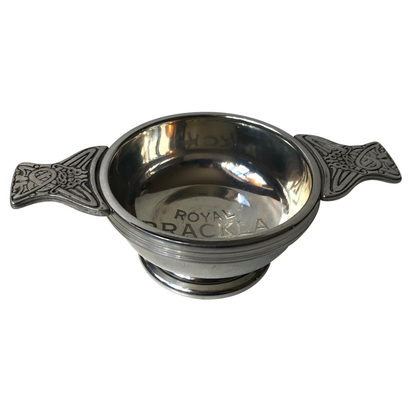 Royal Brackla Quaich Single Malt Tasting Cup, Scotland 1990s For Sale