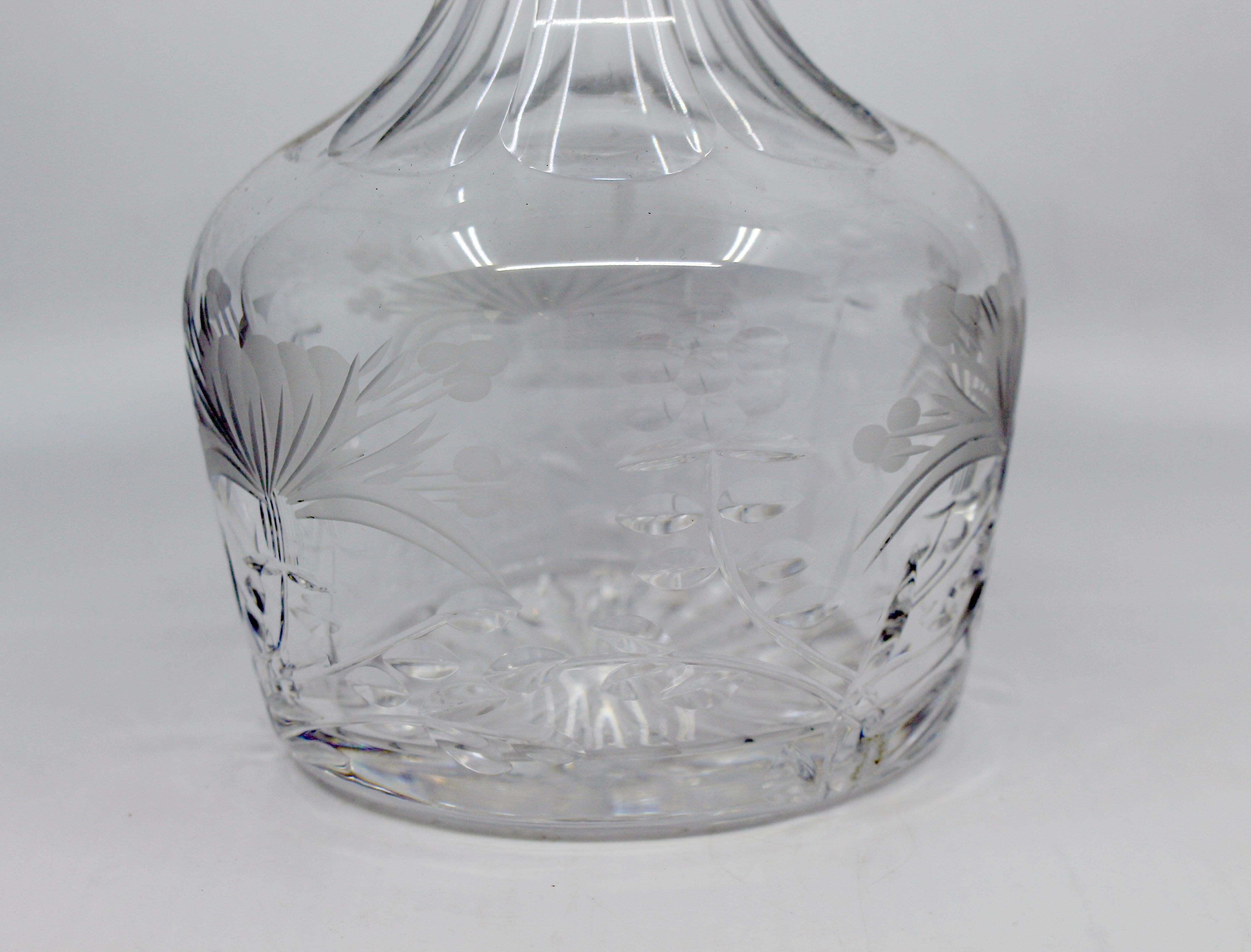 brierley crystal decanter