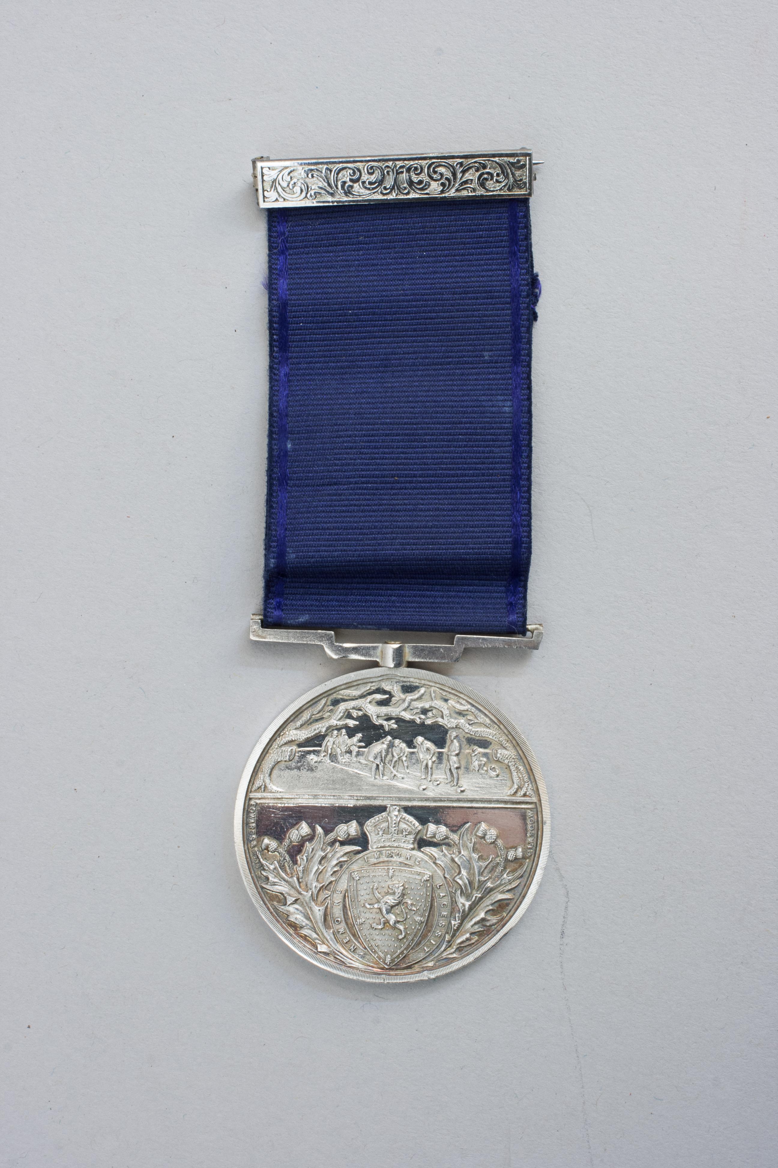 Scottish Royal Caledonian Curling Club, Curling Medal. For Sale