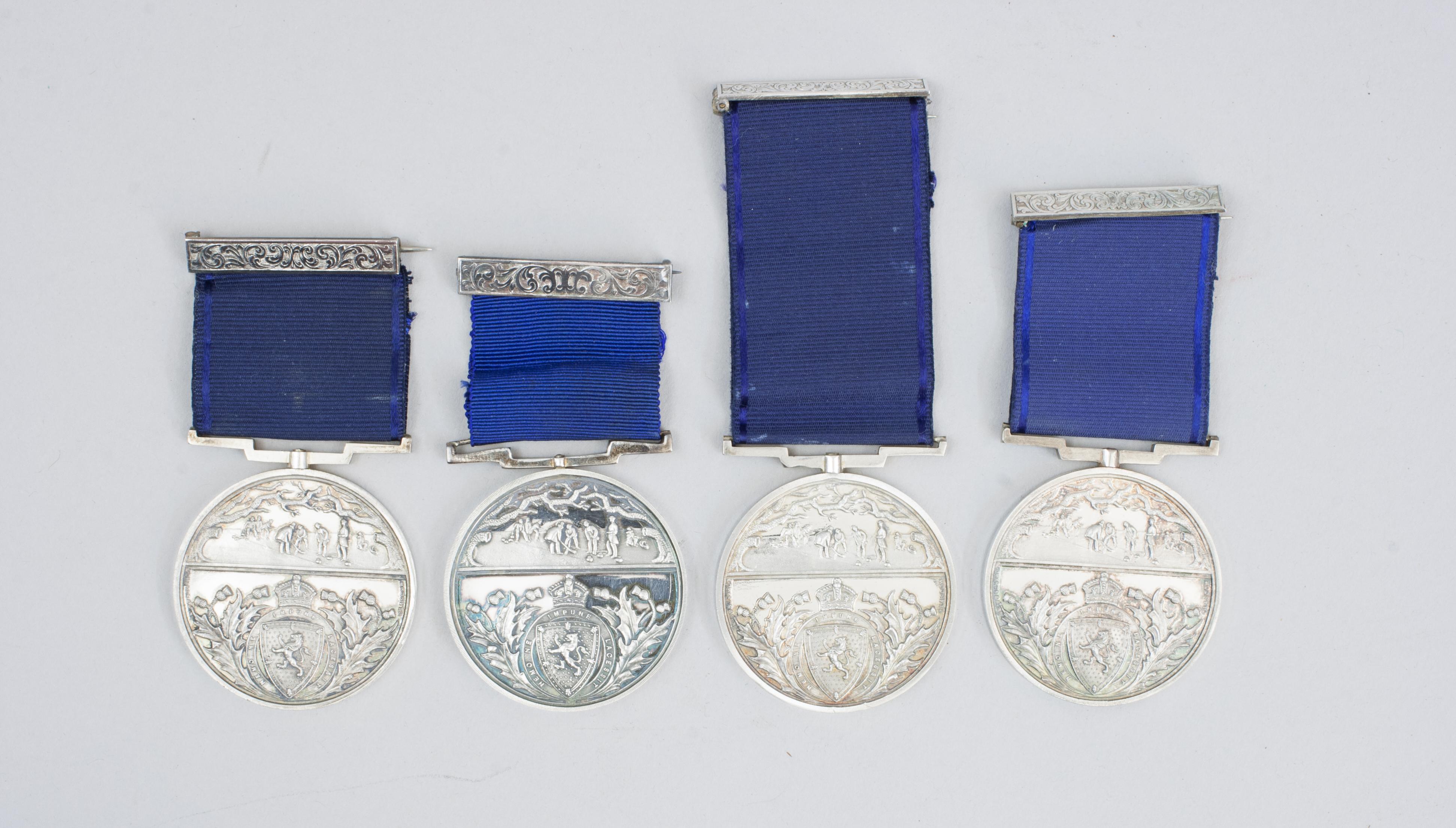 Royal Caledonian Curling Club, Curling Medal. For Sale 1