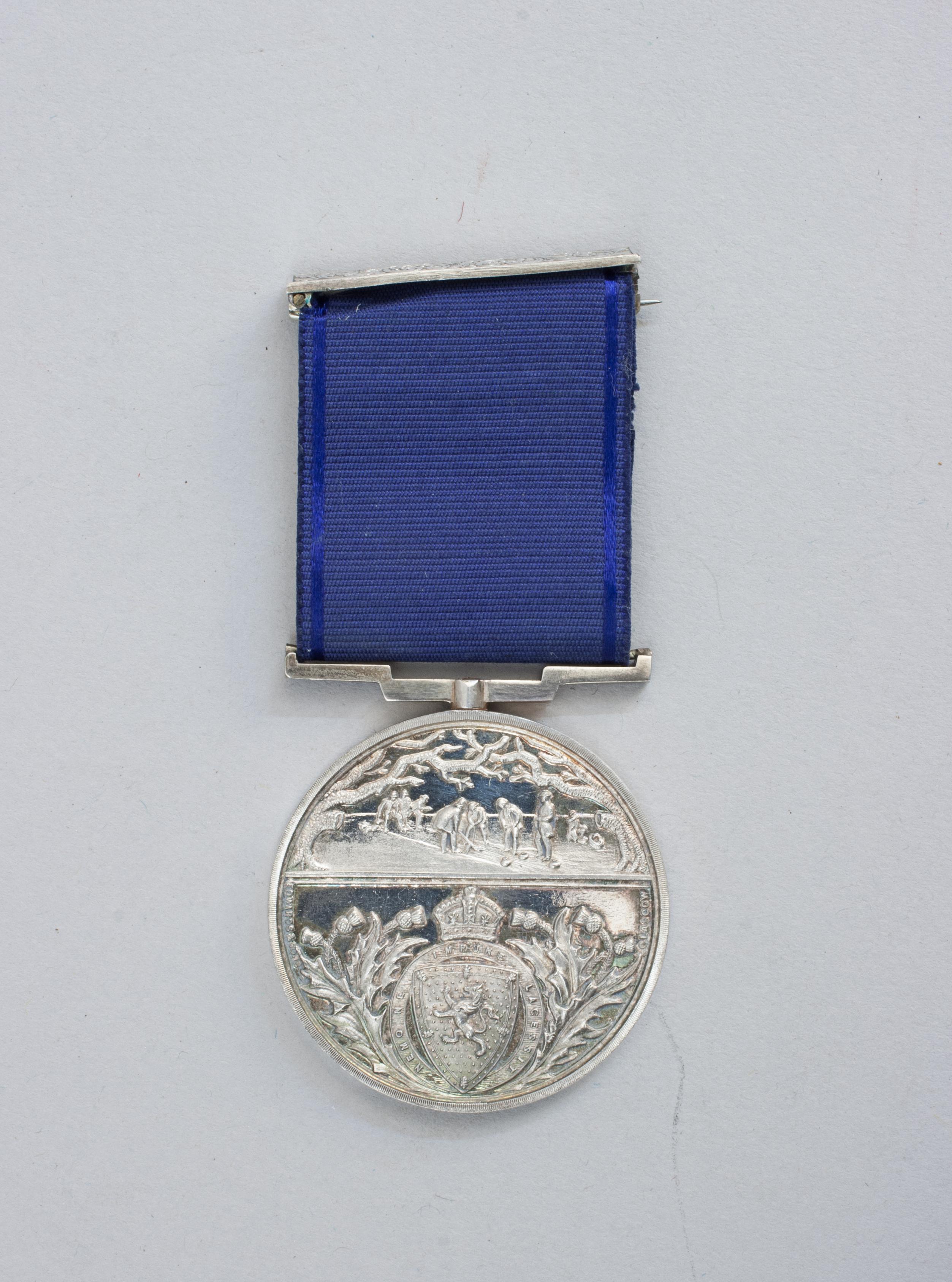 Scottish Royal Caledonian Curling Club Medal For Sale