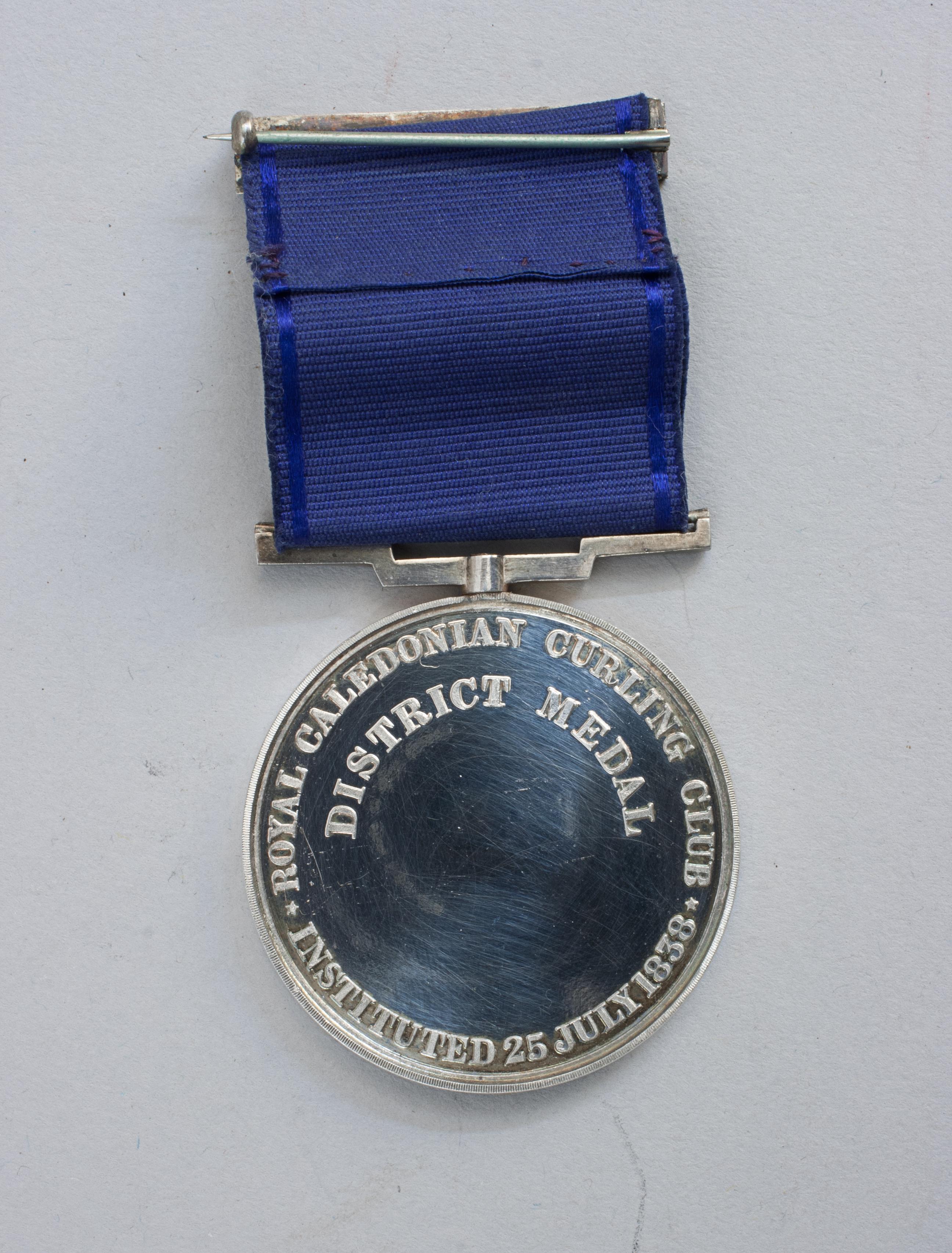 20th Century Royal Caledonian Curling Club Medal For Sale