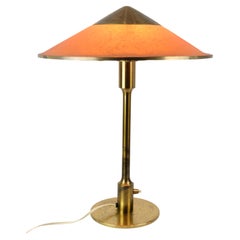 Royal Candle Table Lamp, Fog and Mørup, Amber Colored Shade Plastic, 1930