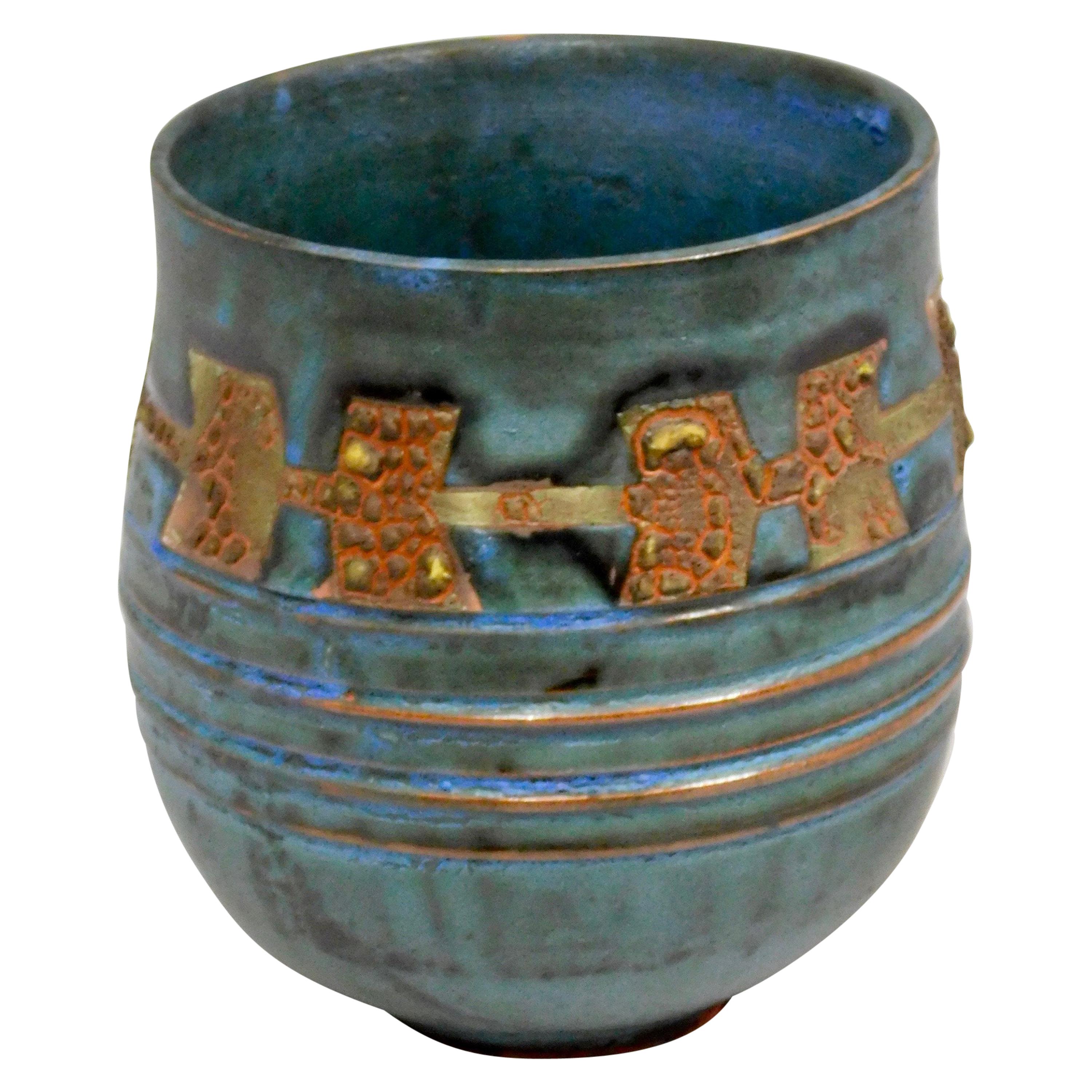 Royal Canyon Ceramic Vessel by Andrew Wilder, 2018 For Sale