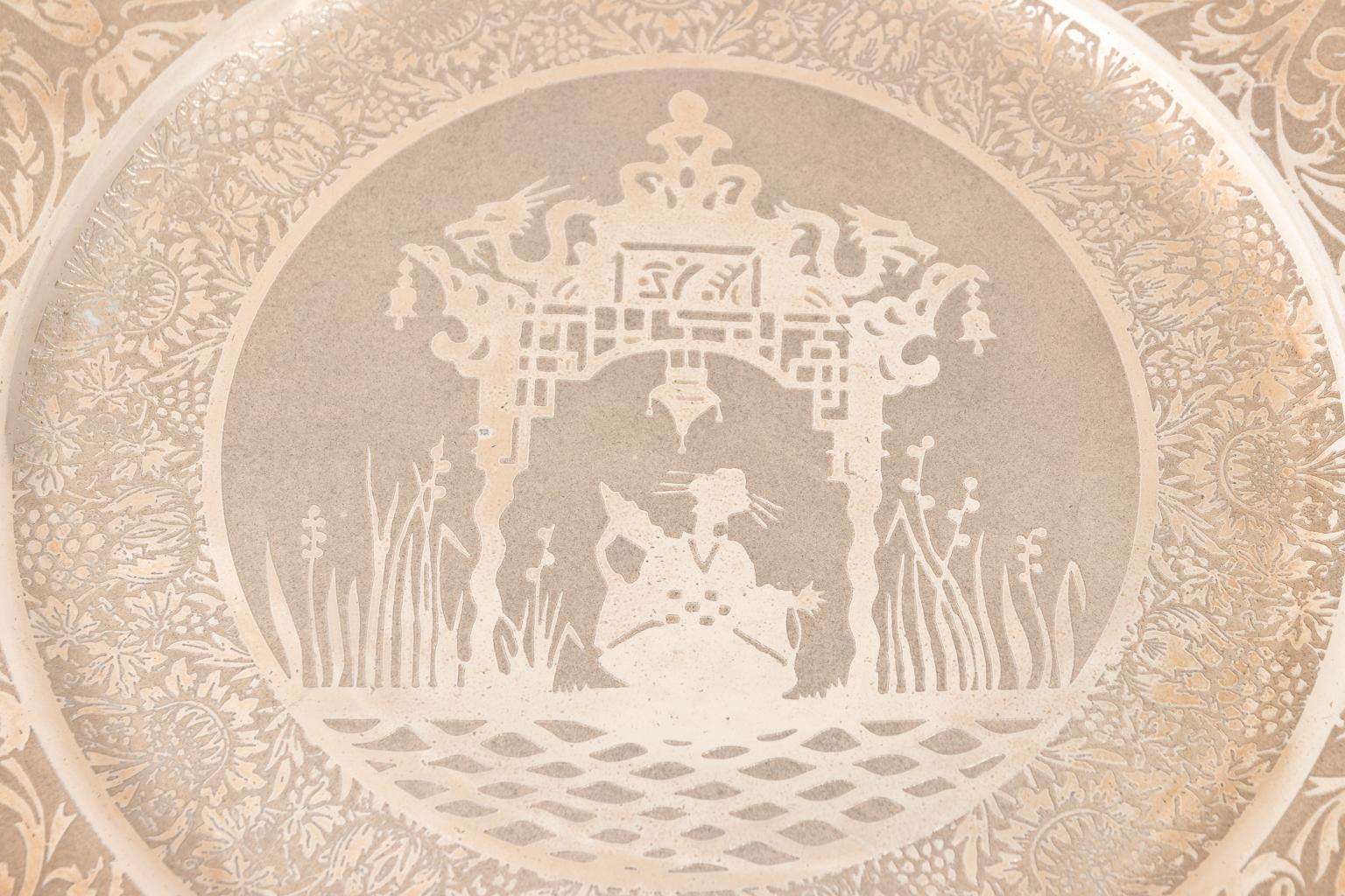 Royal China-Limoges France 12 Silhouette Plates 2