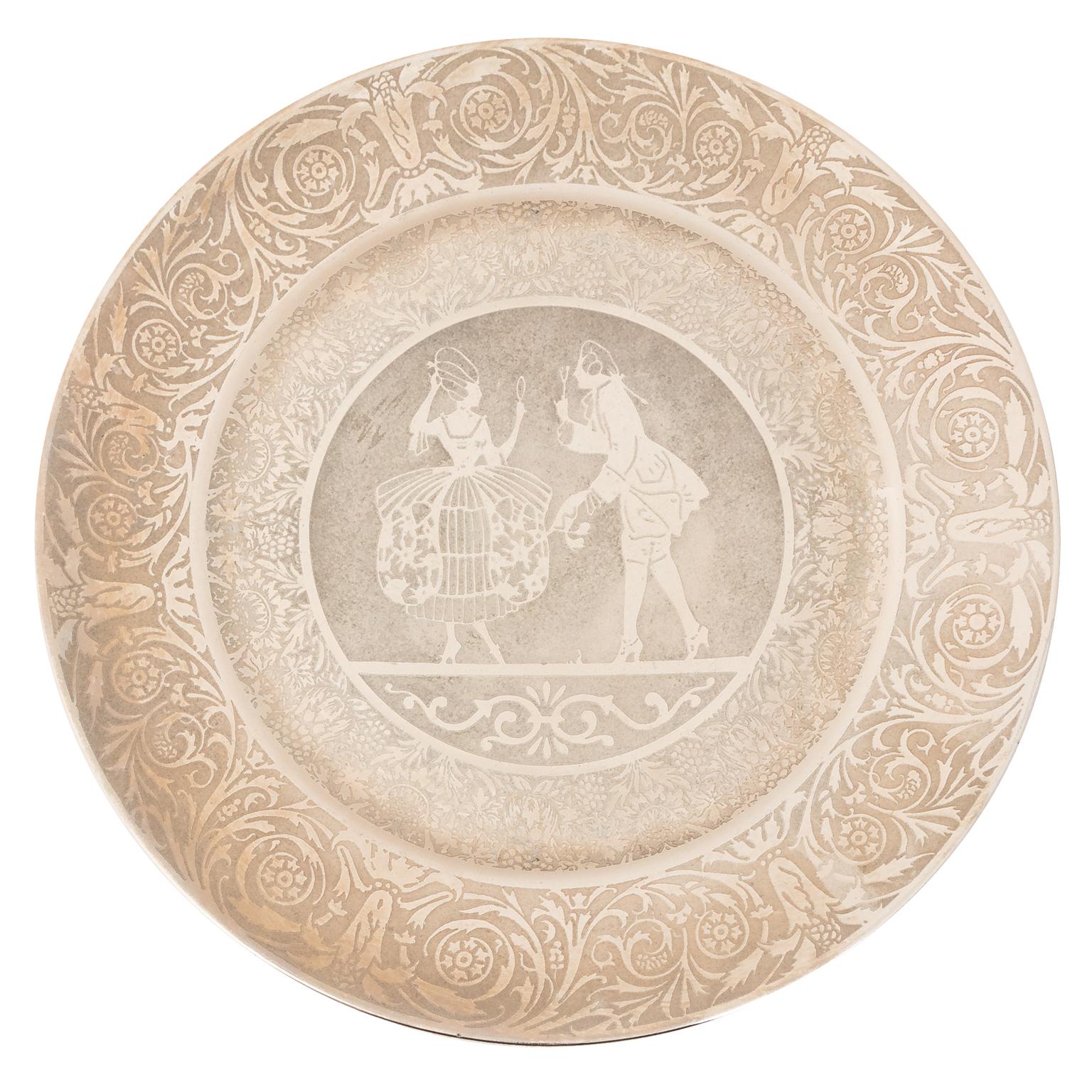 Royal China-Limoges France 12 Silhouette Plates