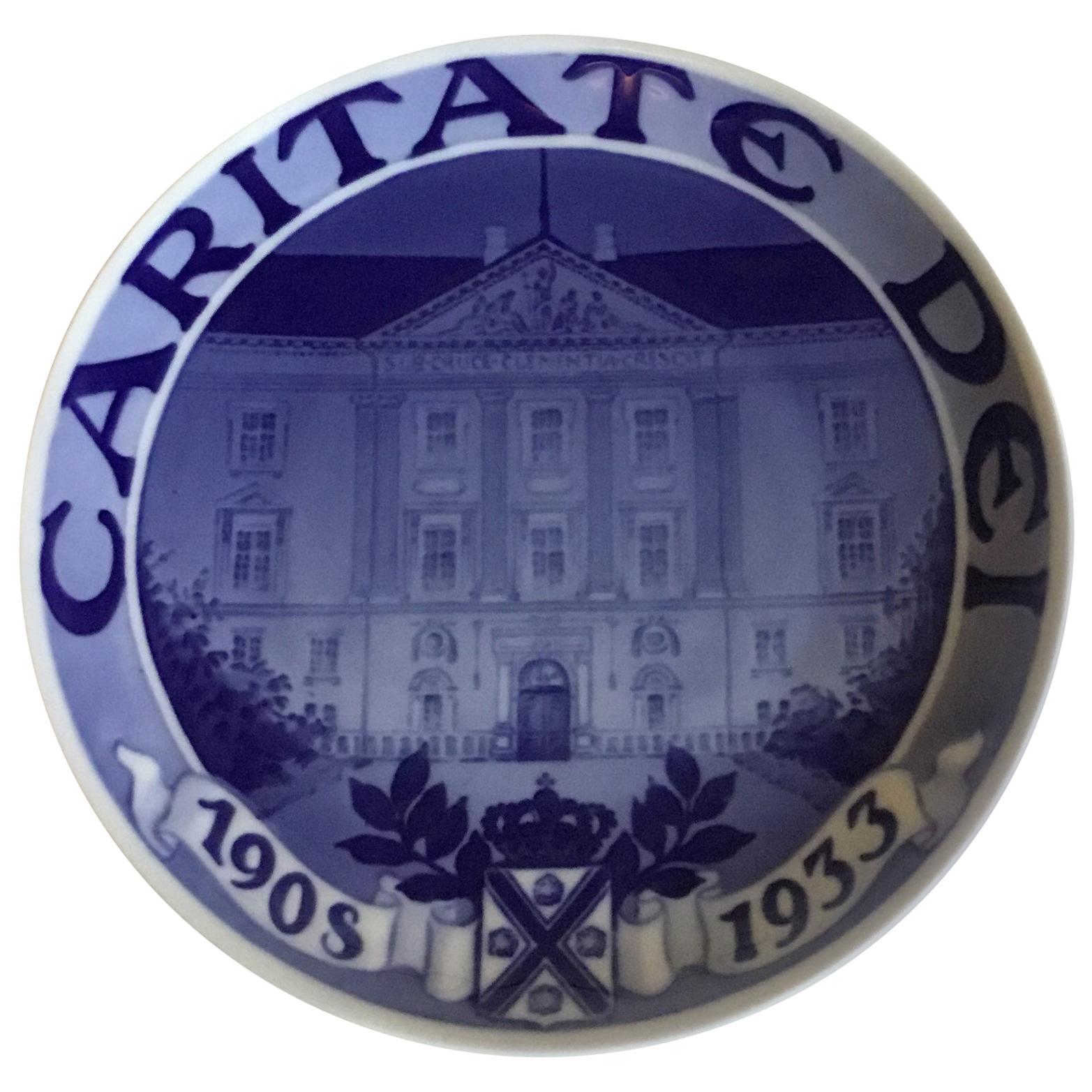 Royal Coenhagen Commemorative Plate from 1933 RC-CM274 For Sale