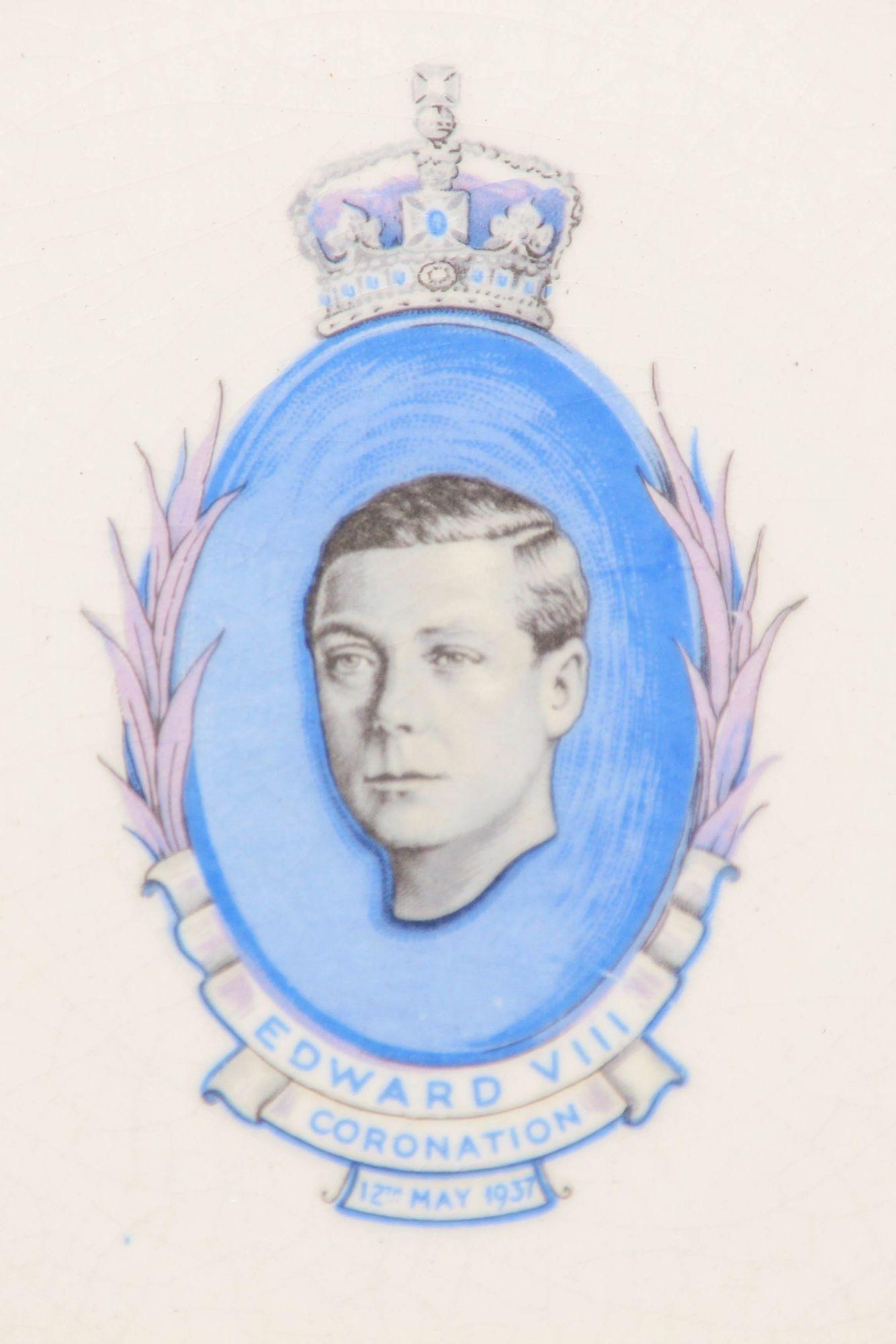 Royal Collectible Porcelain Coronation Plate Edward VIII 1936 Wedgewood England 7