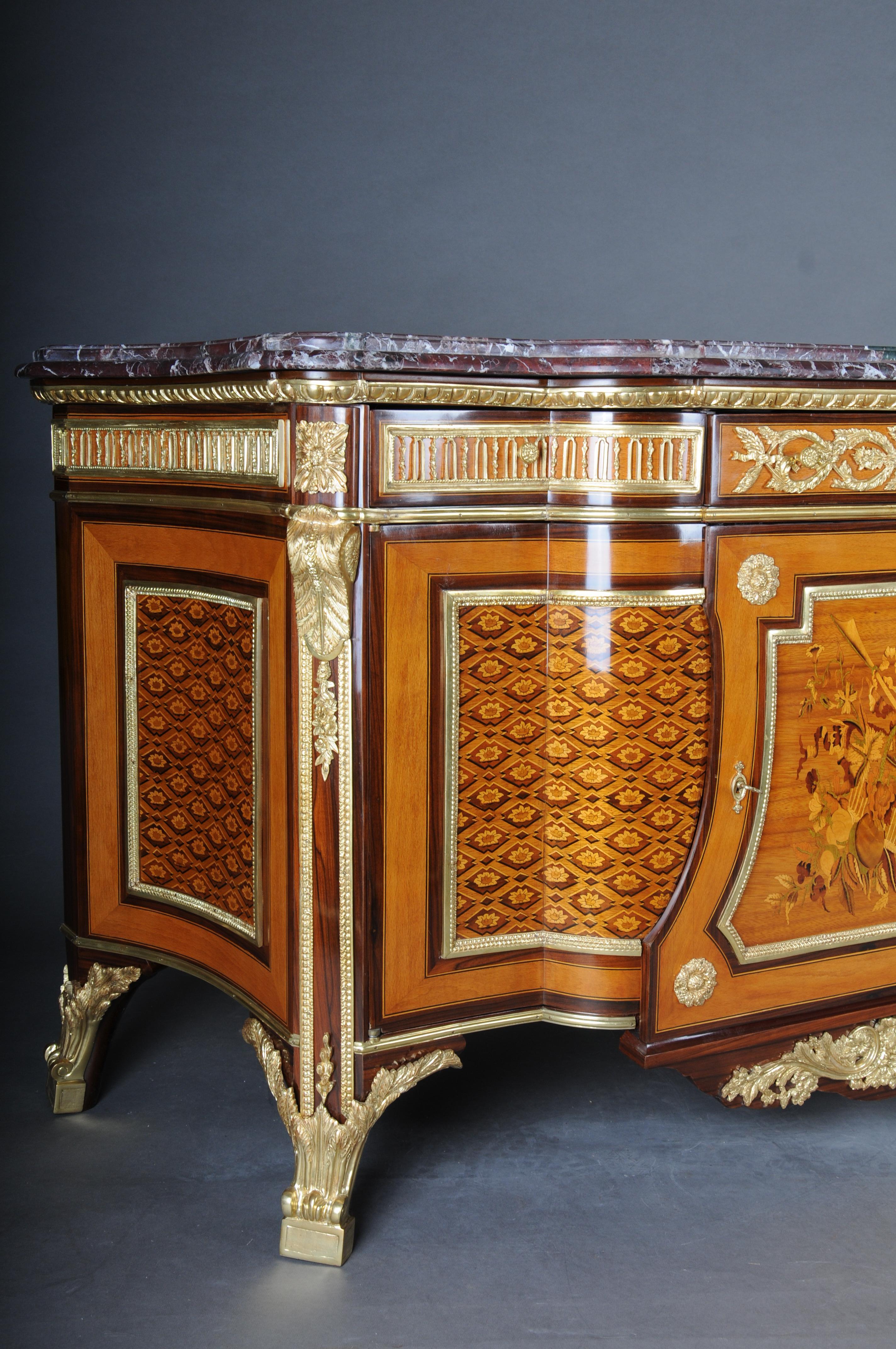 Royal Commode/Chest of Drawers after Jean Henri Riesener For Sale 8