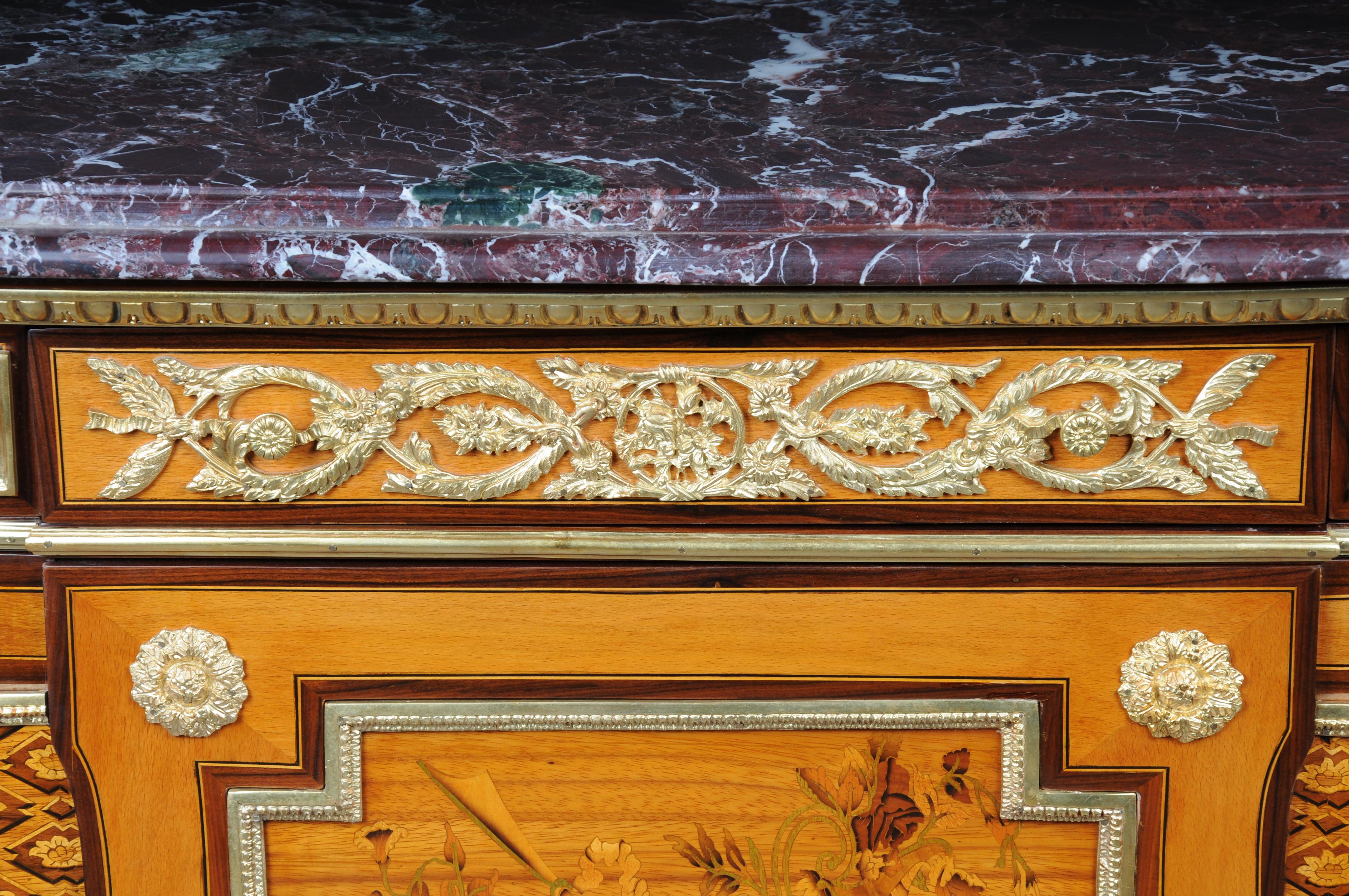French Royal Commode/Chest of Drawers after Jean Henri Riesener For Sale