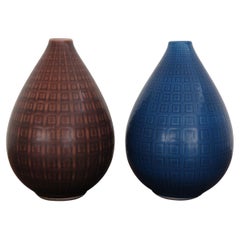 Royal Copenaghen Midcentury Nils Thorsson Ceramic Marselis Vases, Denmark 1950s