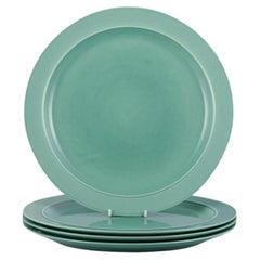 Vintage Royal Copenhagen, "4 All Seasons". Set of four dinner plates in faience
