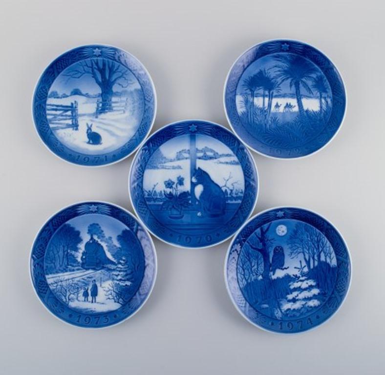 Royal Copenhagen, a set of ten Christmas plates.
1970-1979.
First factory quality.
Marked.
In perfect condition.
Dimensions: D 18.5 cm.