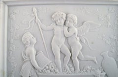 Royal Copenhagen after Thorvaldsen, Antique Biscuit Wall Plaque, 1870s-1880s