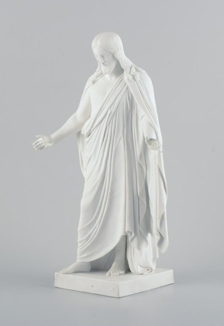 Royal Copenhagen nach Thorvaldsen. Christusfigur in Biskuit. 1870/80s. (Dänisch)