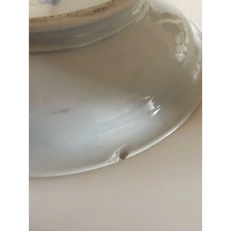 Porcelain Royal Copenhagen Antique Morning Cup and Saucer with Handpainted Motif For Sale