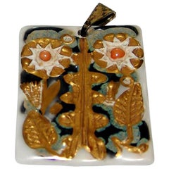 Vintage Royal Copenhagen Anton Michelsen Pendant in Porcelain by Nils Thorsson