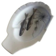 Royal Copenhagen Art Nouveau Fish Dish No 6/12